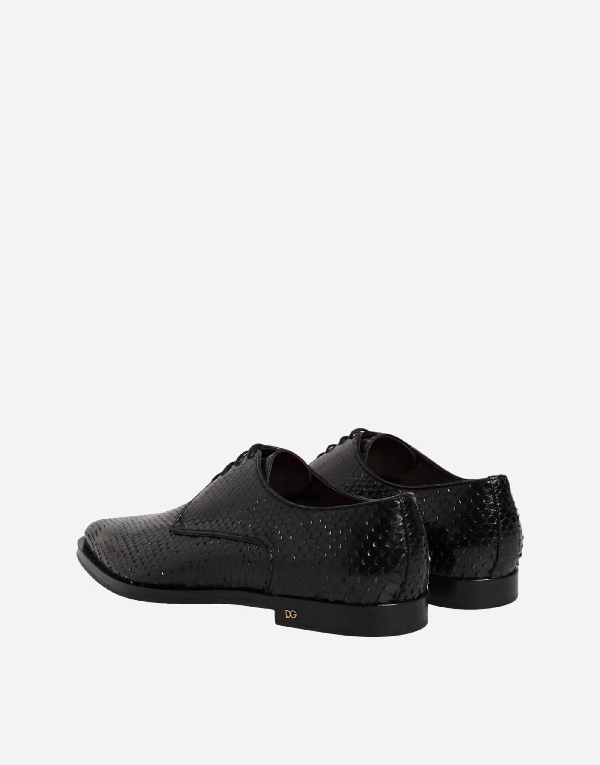 Dolce & Gabbana Python-Leather Derby Shoes