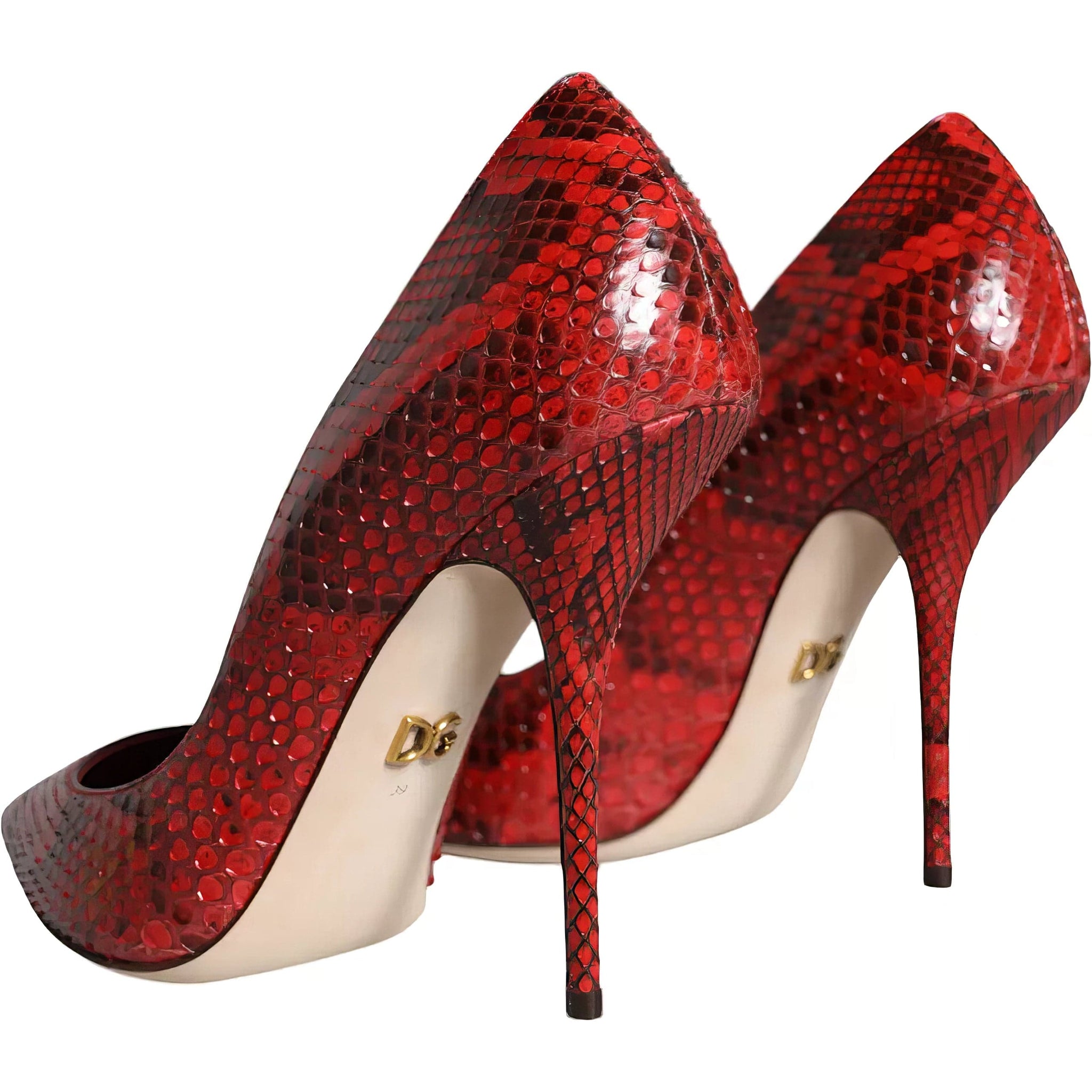 Dolce & Gabbana Python Leather Pumps | Sendegaro