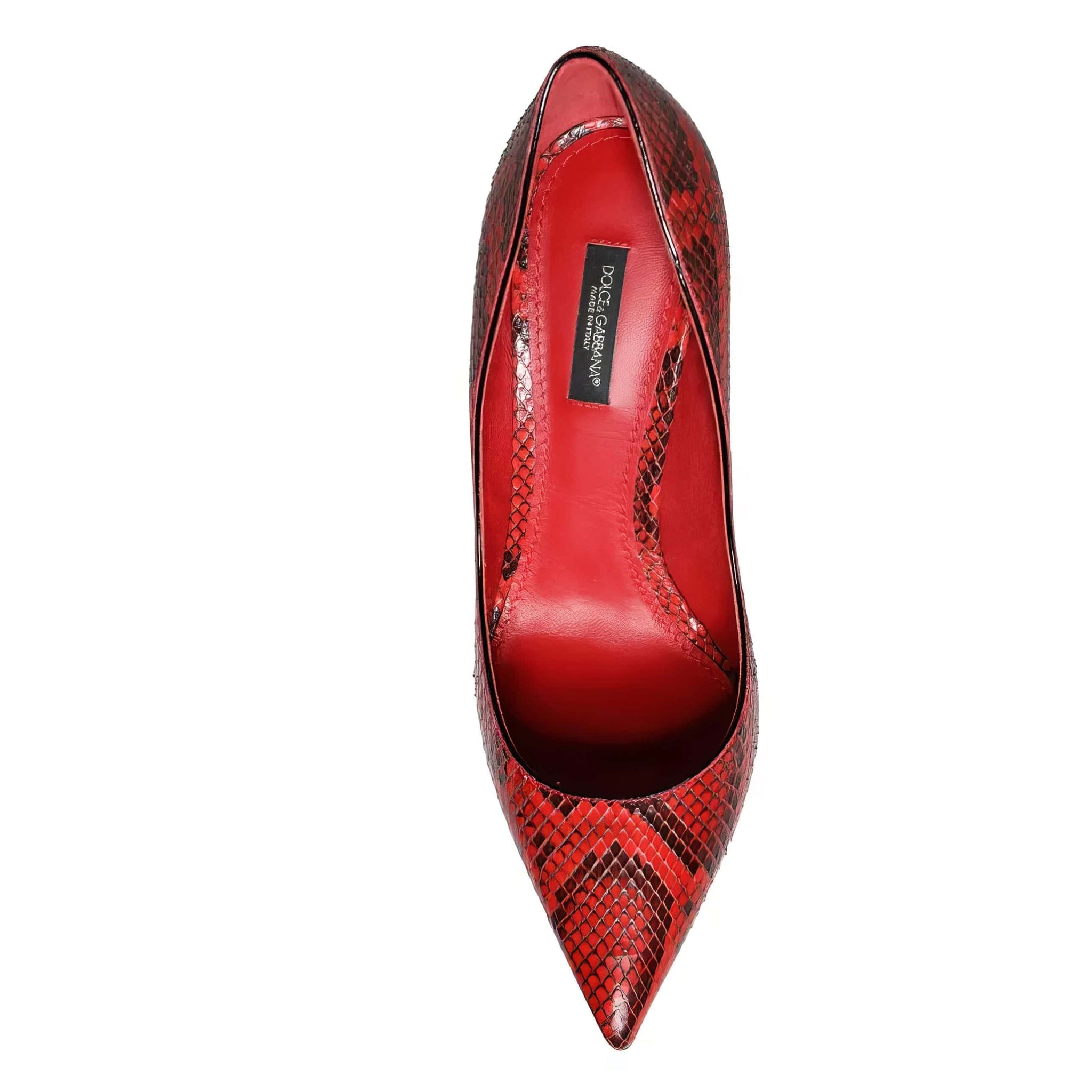 Dolce & Gabbana Python Leather Pumps | Sendegaro
