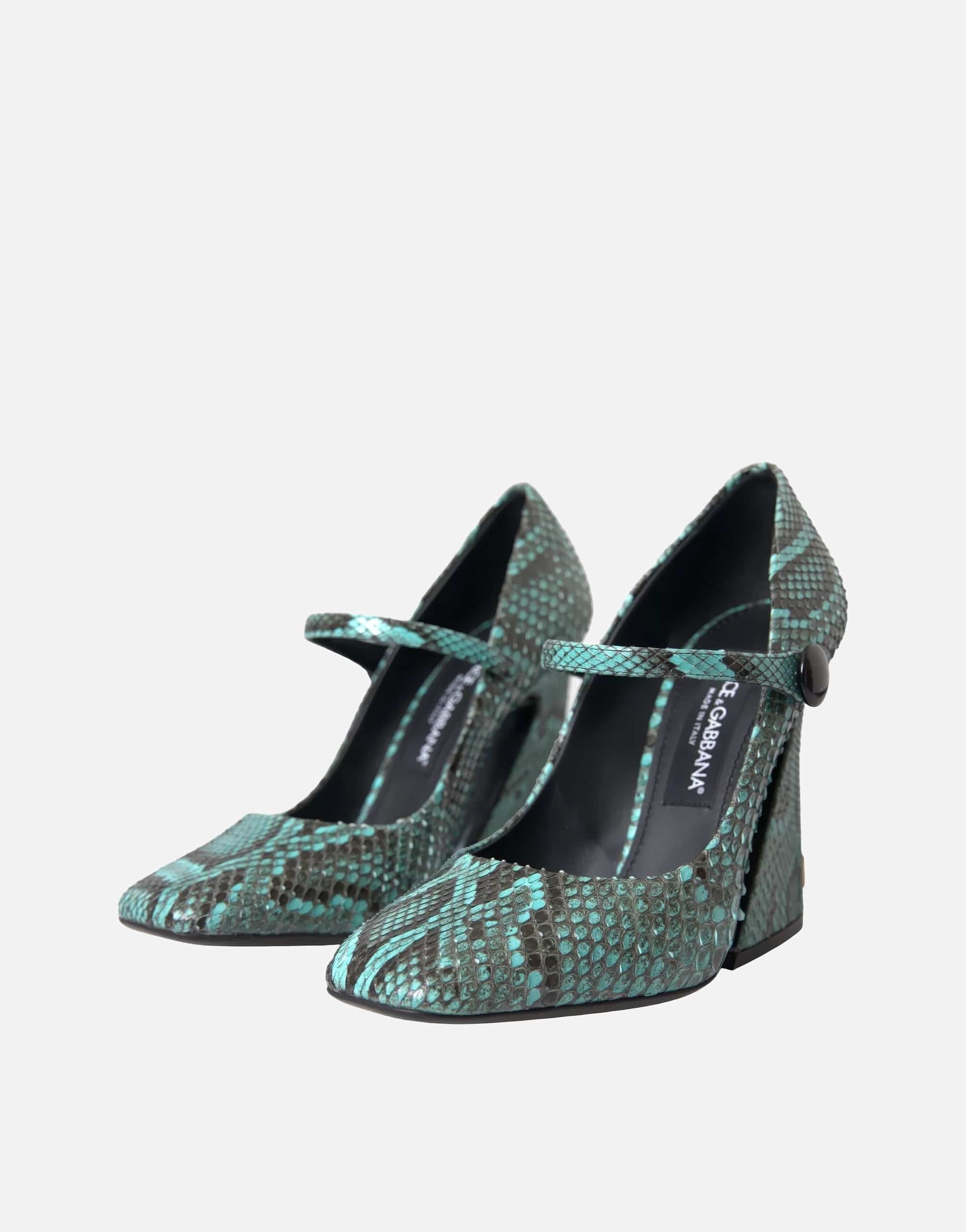 Dolce & Gabbana Python Mary Jane Pumps