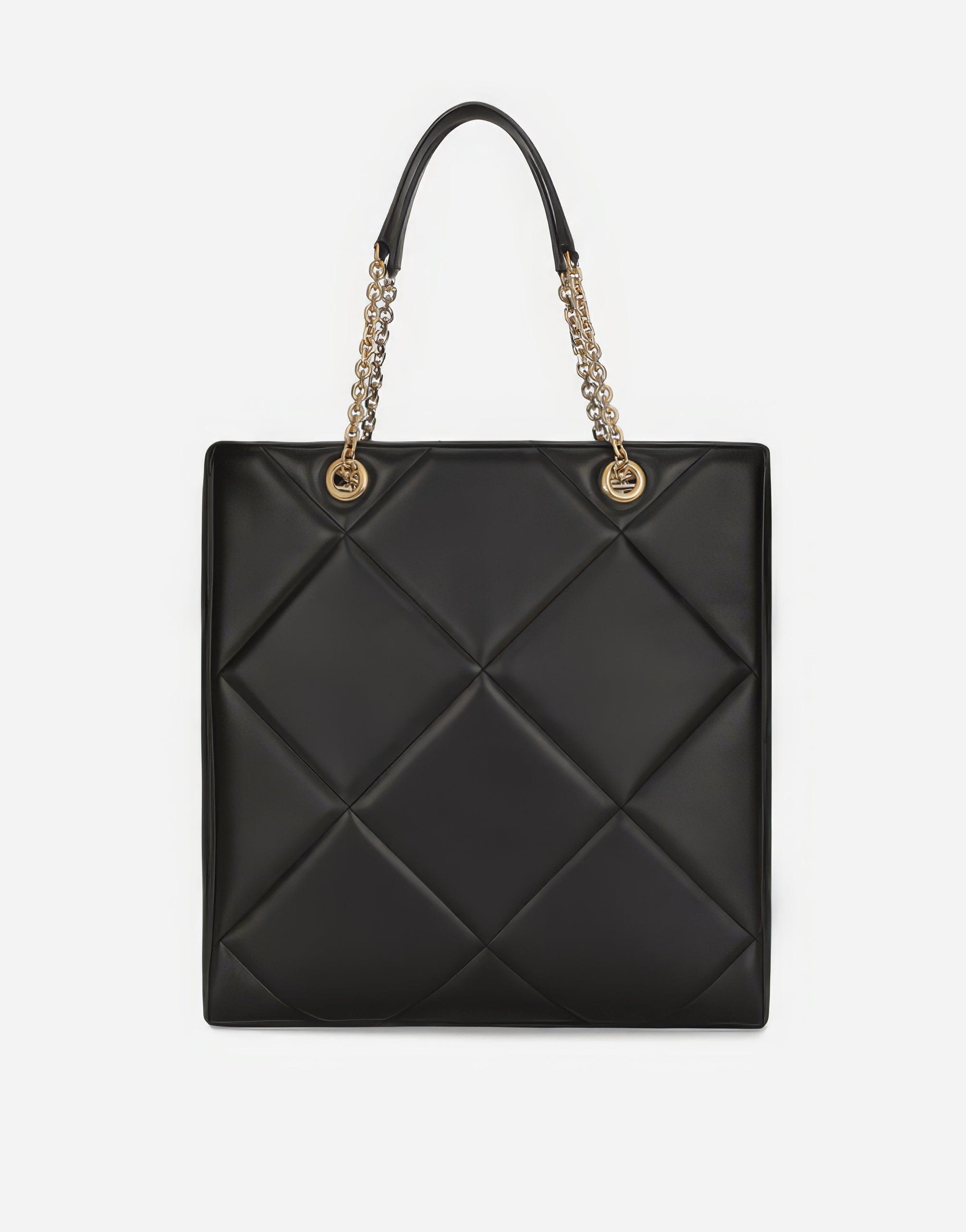 Dolce & Gabbana Quilted Calfskin Jungle Shopper