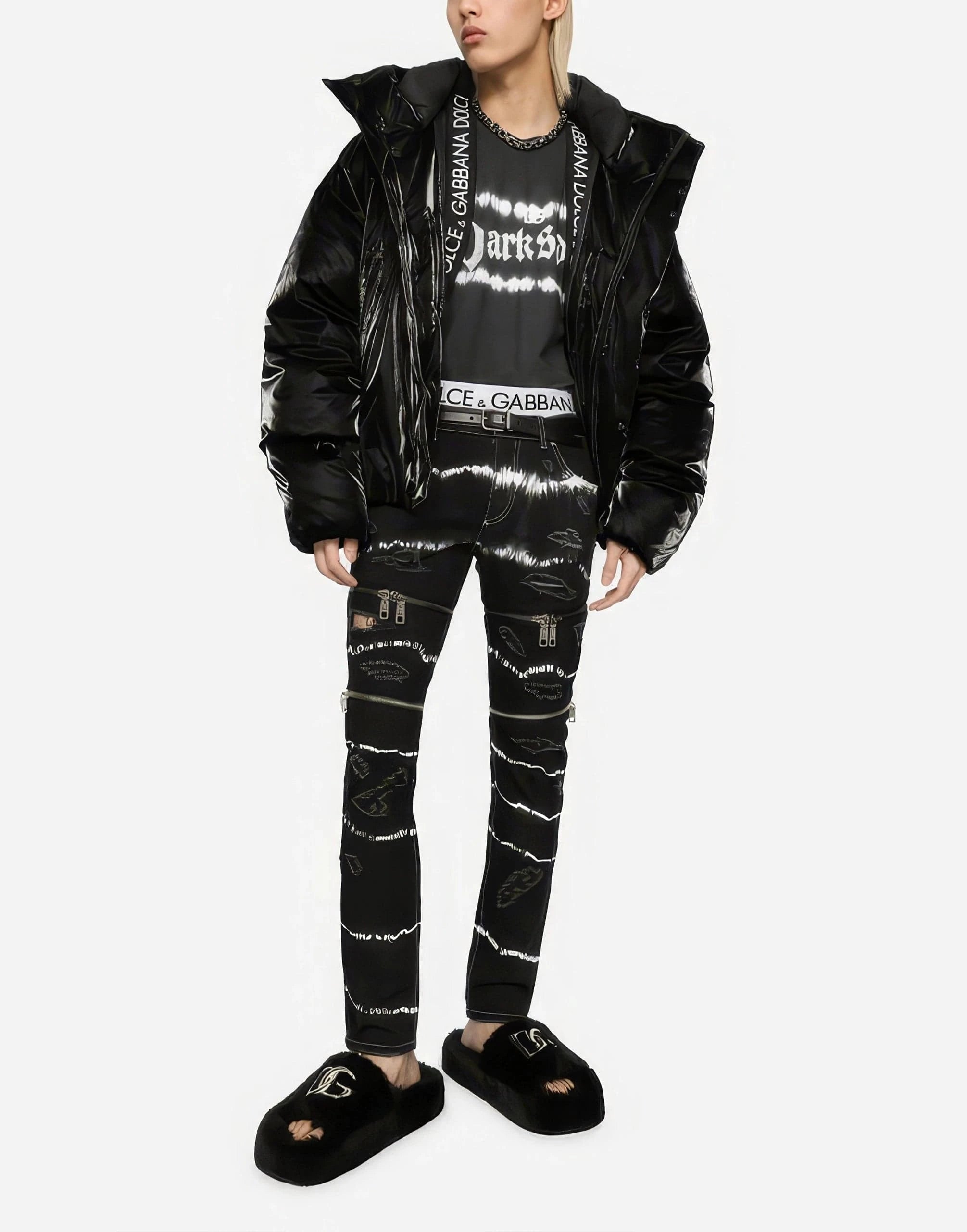 Dolce & Gabbana キルティングロゴプラークジャケット | Sendegaro JP Dolce & Gabbana キルティングロゴプラークジャケット | Sendegaro JP