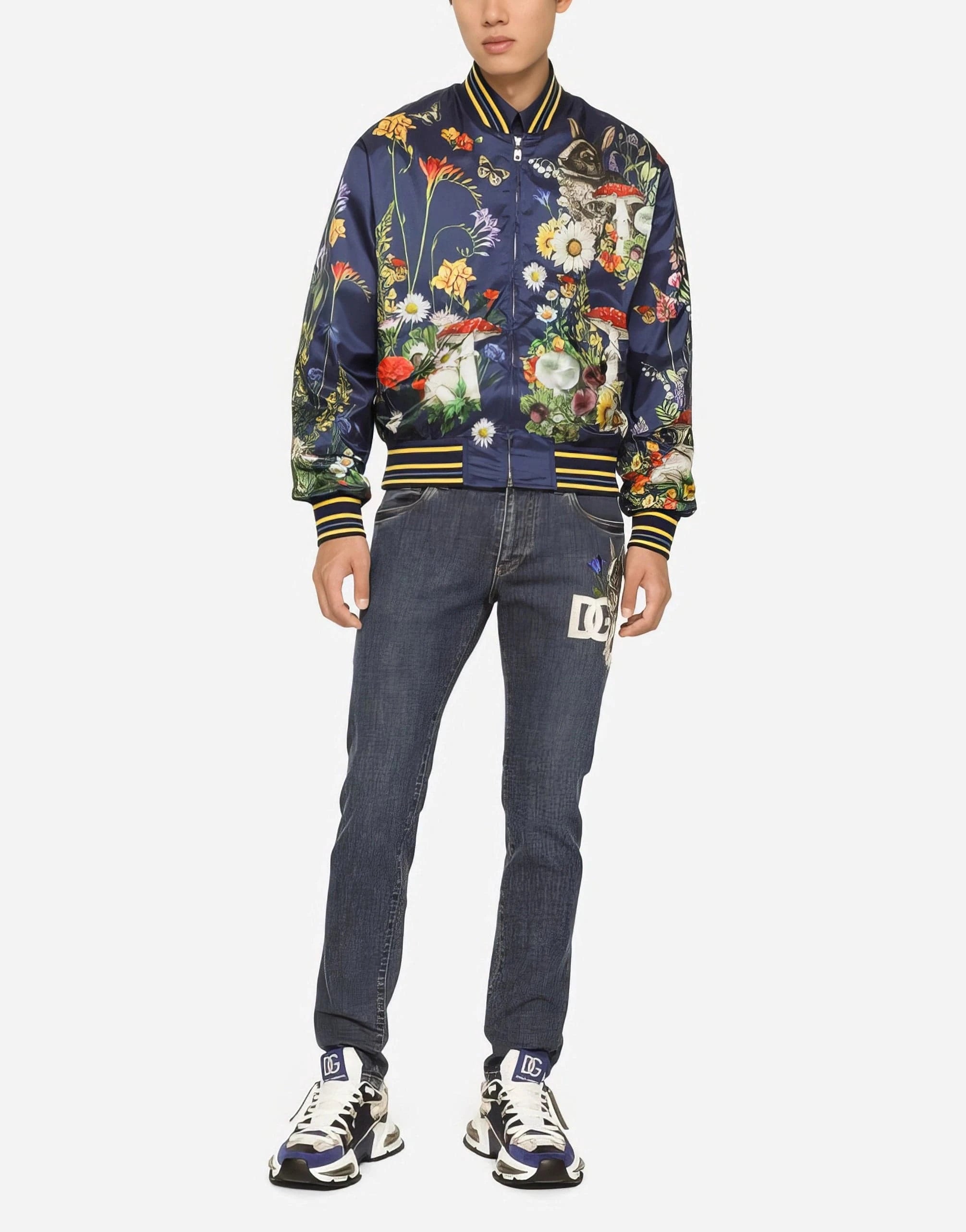 Dolce & Gabbana Rabbit-Print Jacket | Sendegaro LB Dolce & Gabbana Rabbit-Print Jacket | Sendegaro LB