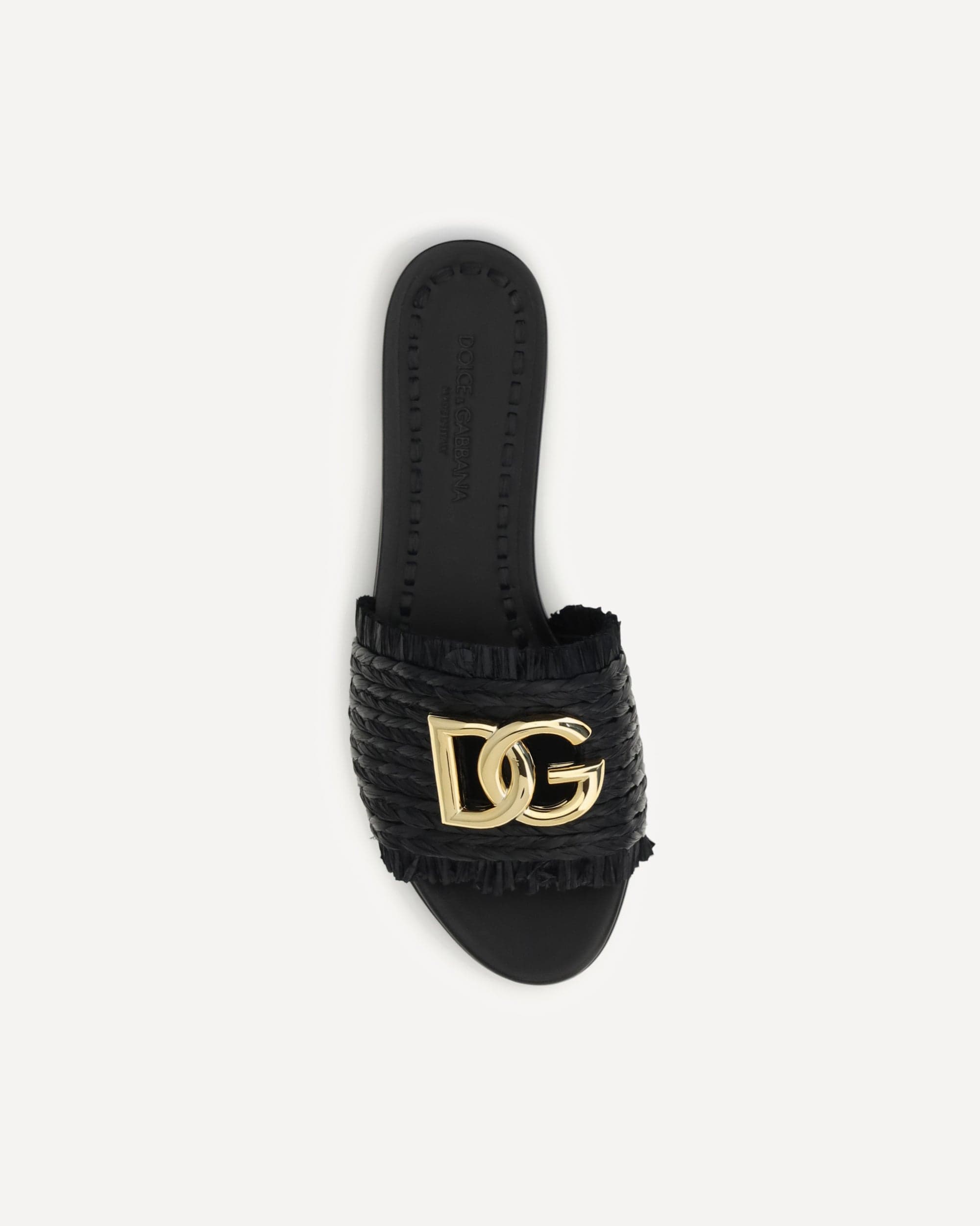 Dolce & Gabbana Raffia Sandals