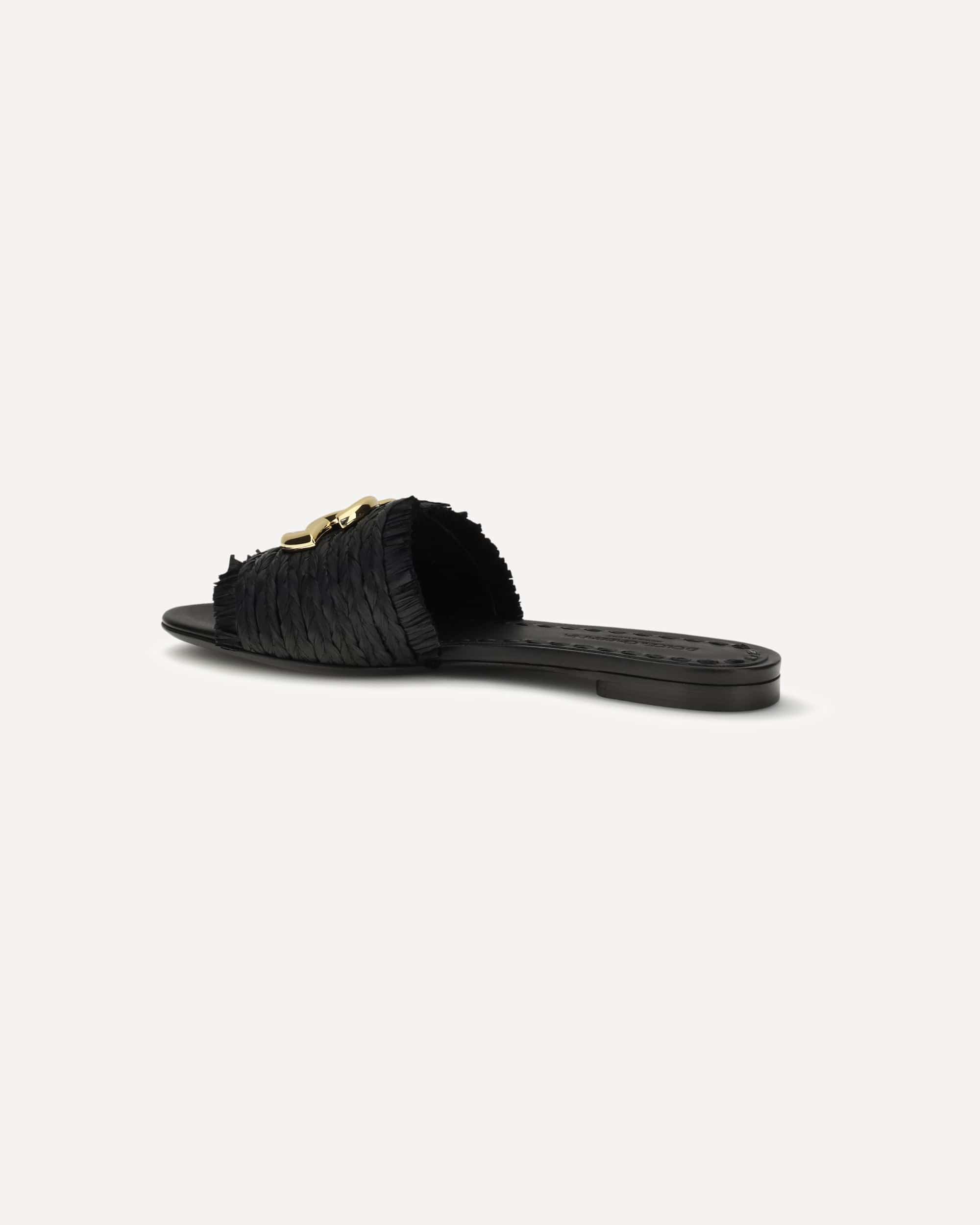 Dolce & Gabbana Raffia Sandals