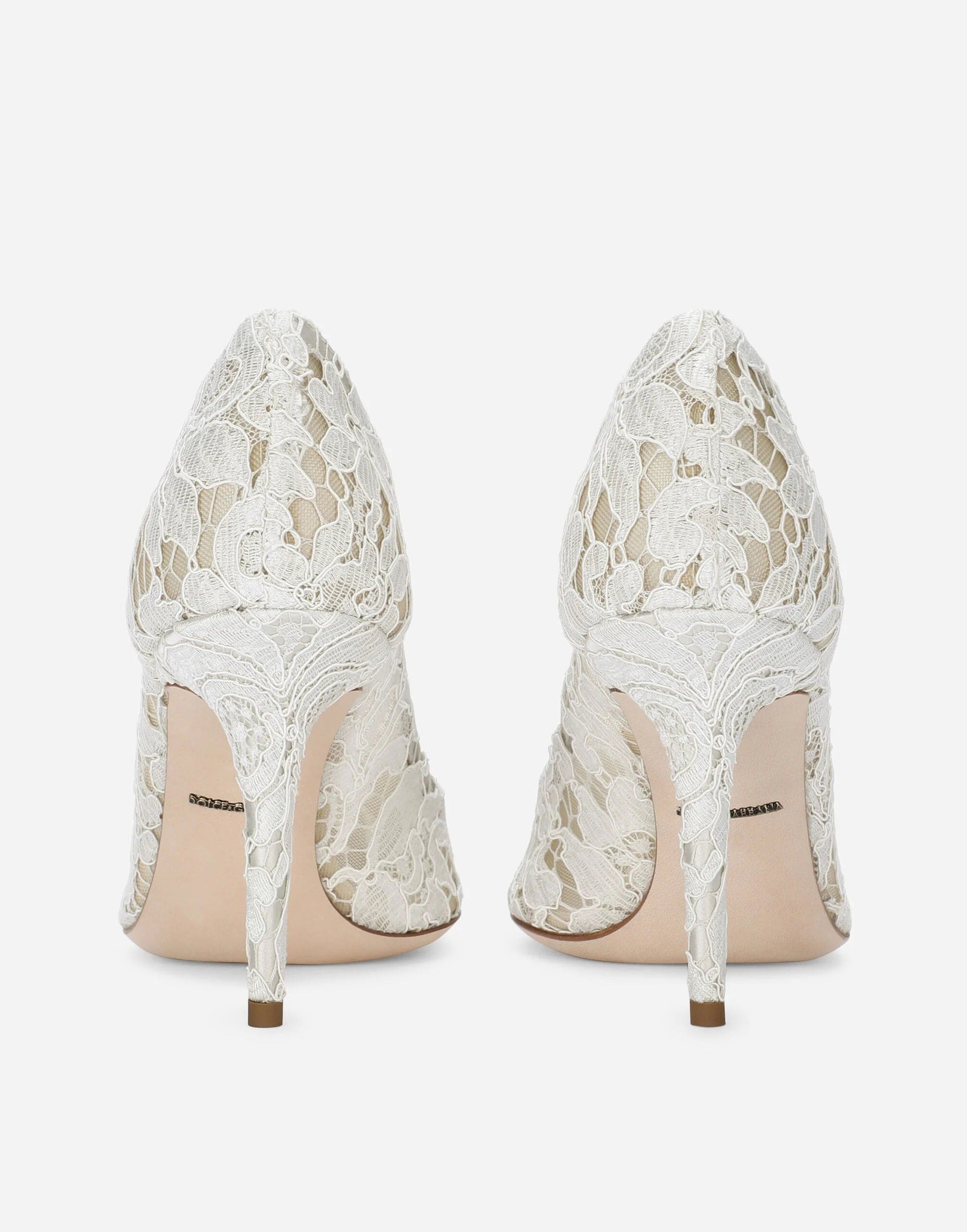 Dolce & Gabbana Rainbow Lace 90mm Brooch-Detail Pumps