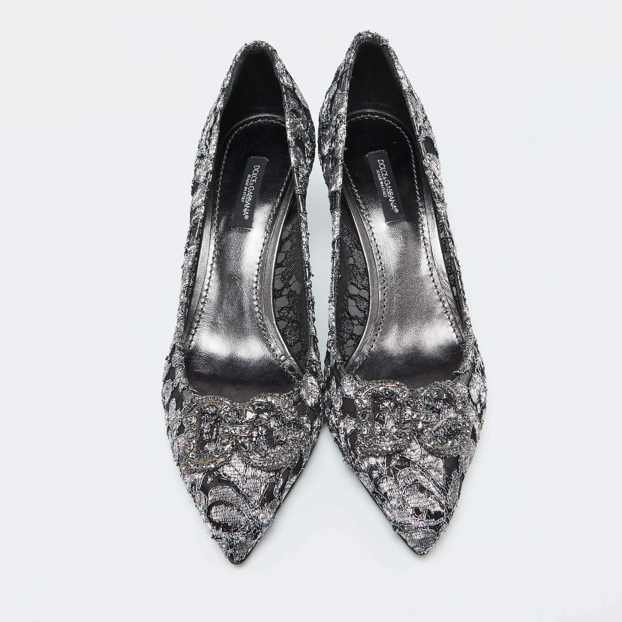 Dolce & Gabbana Rainbow Lace DG Amore Pumps