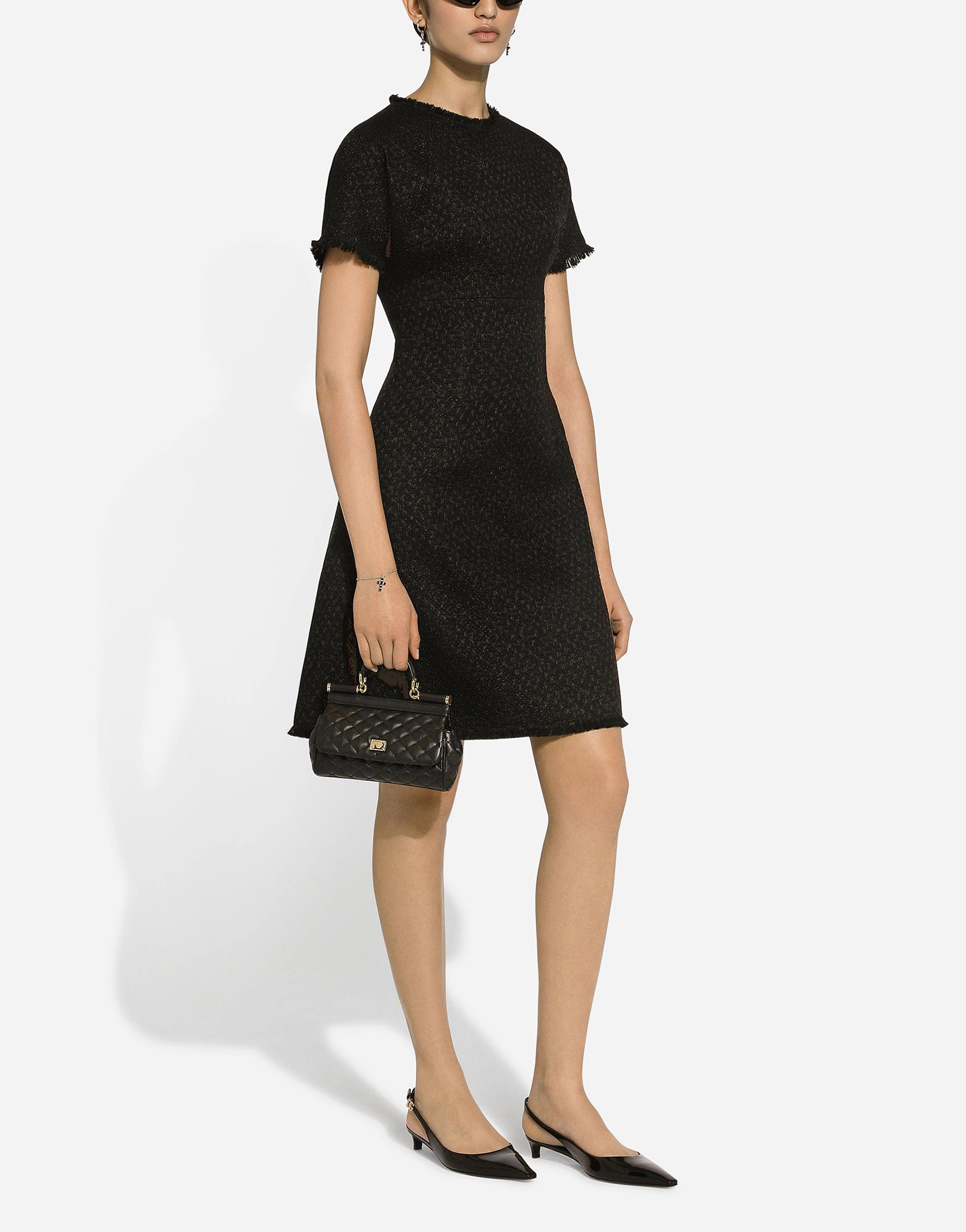 Dolce & Gabbana Raschel Tweed Midi dress