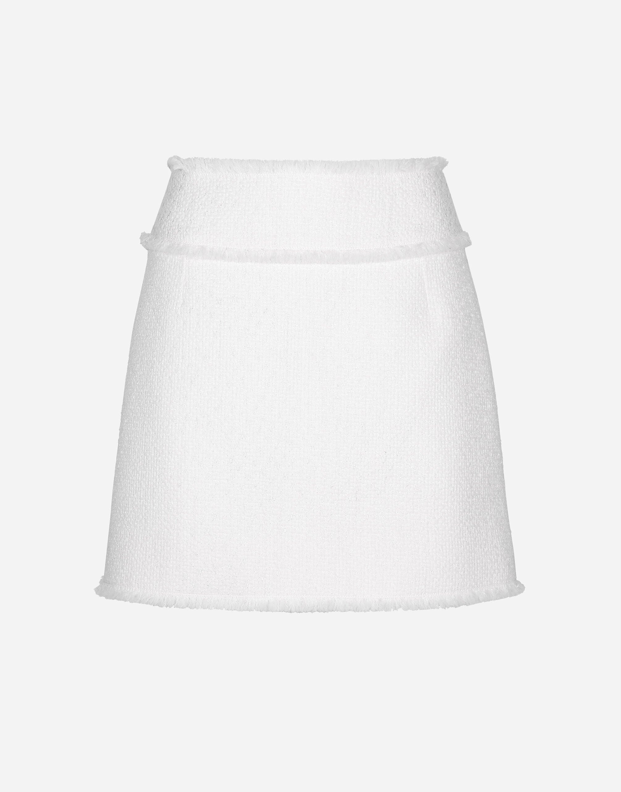 Dolce & Gabbana Raschel Tweed Miniskirt