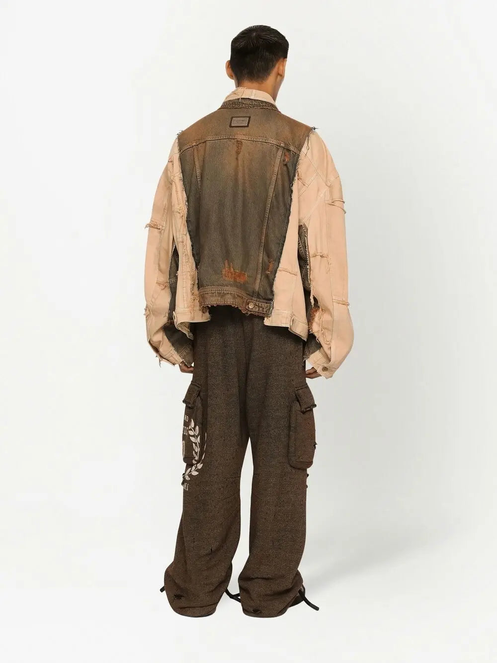 Dolce & Gabbana Dolce & Gabbana Raw-Cut Panelled Demin Jacket