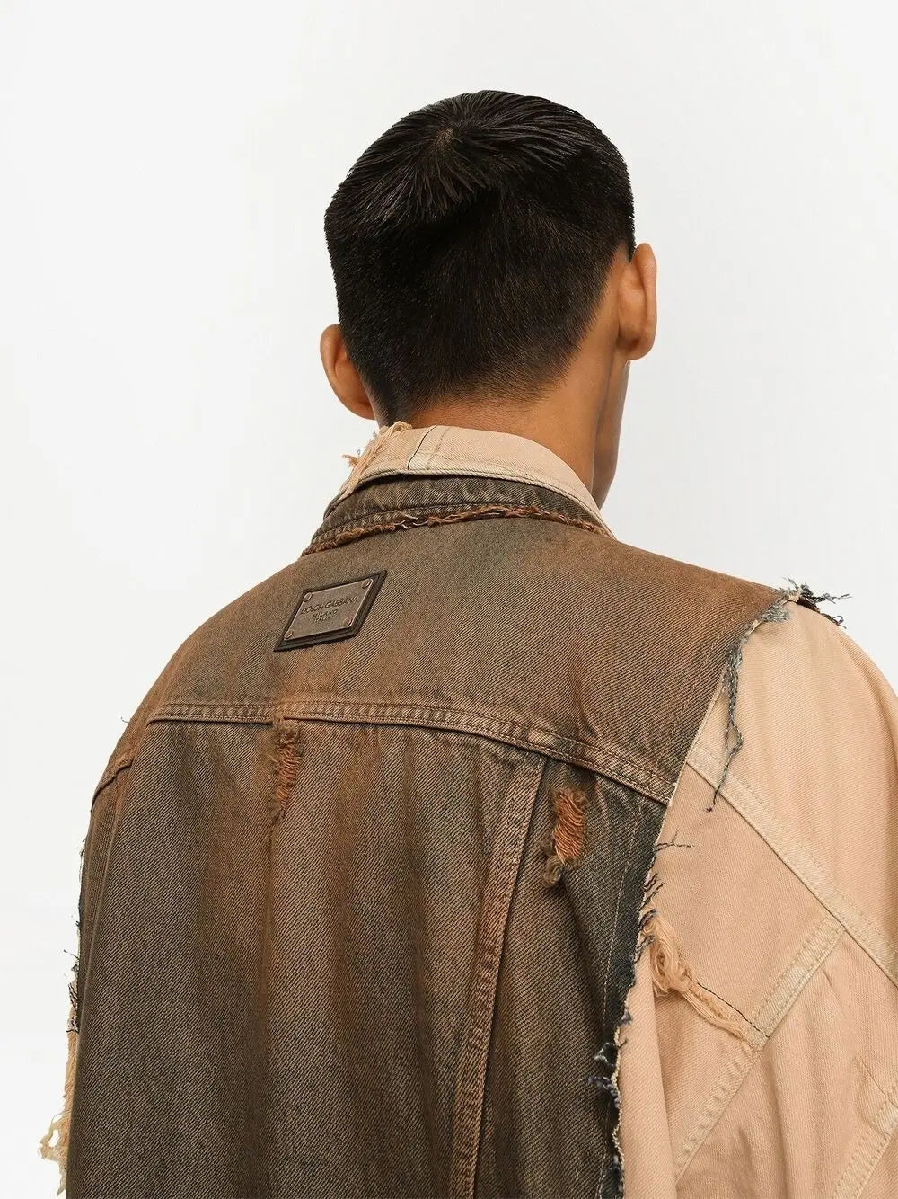 Dolce & Gabbana Dolce & Gabbana Raw-Cut Panelled Demin Jacket