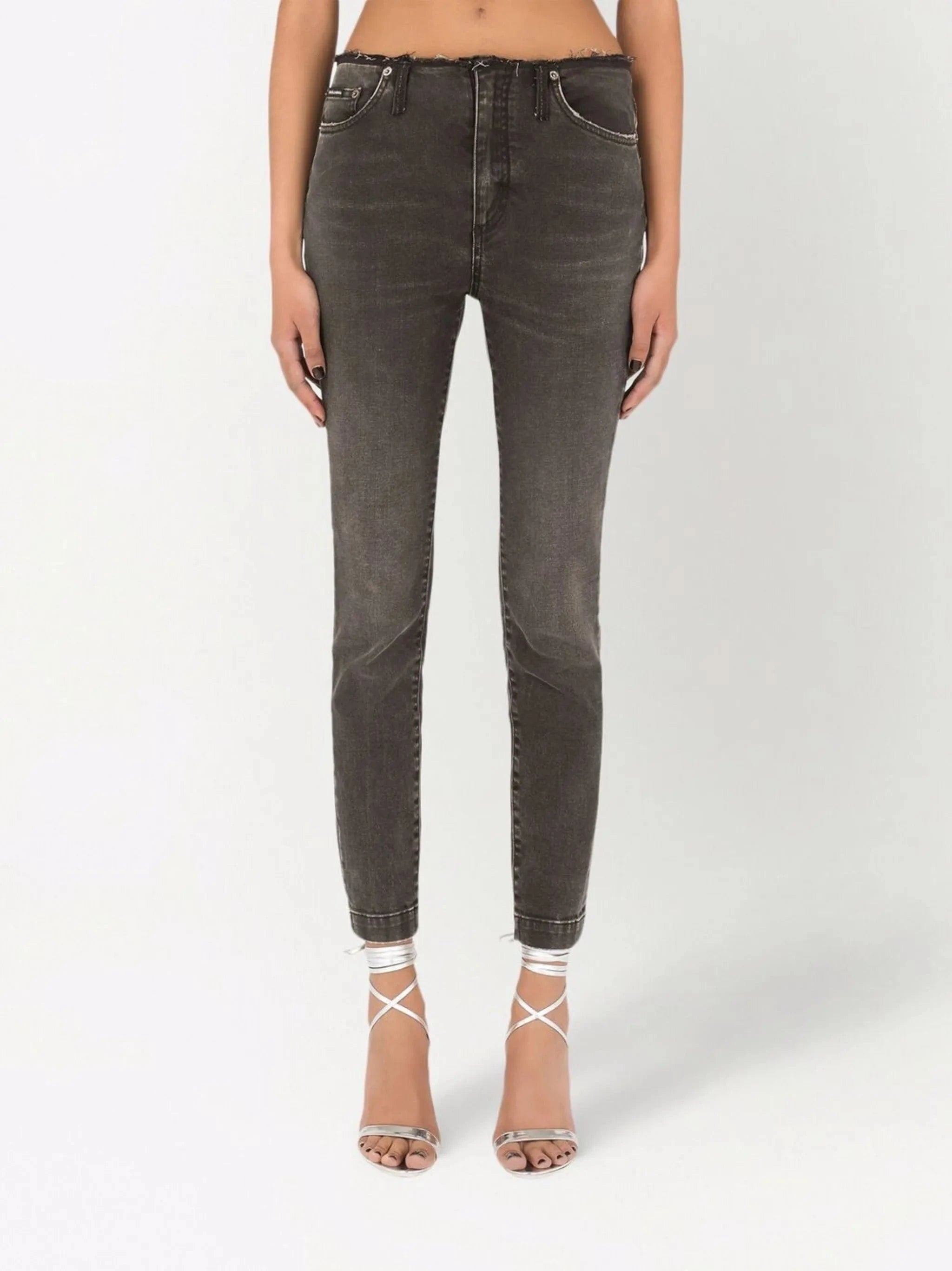 Dolce & Gabbana Raw-Cut Skinny Jeans