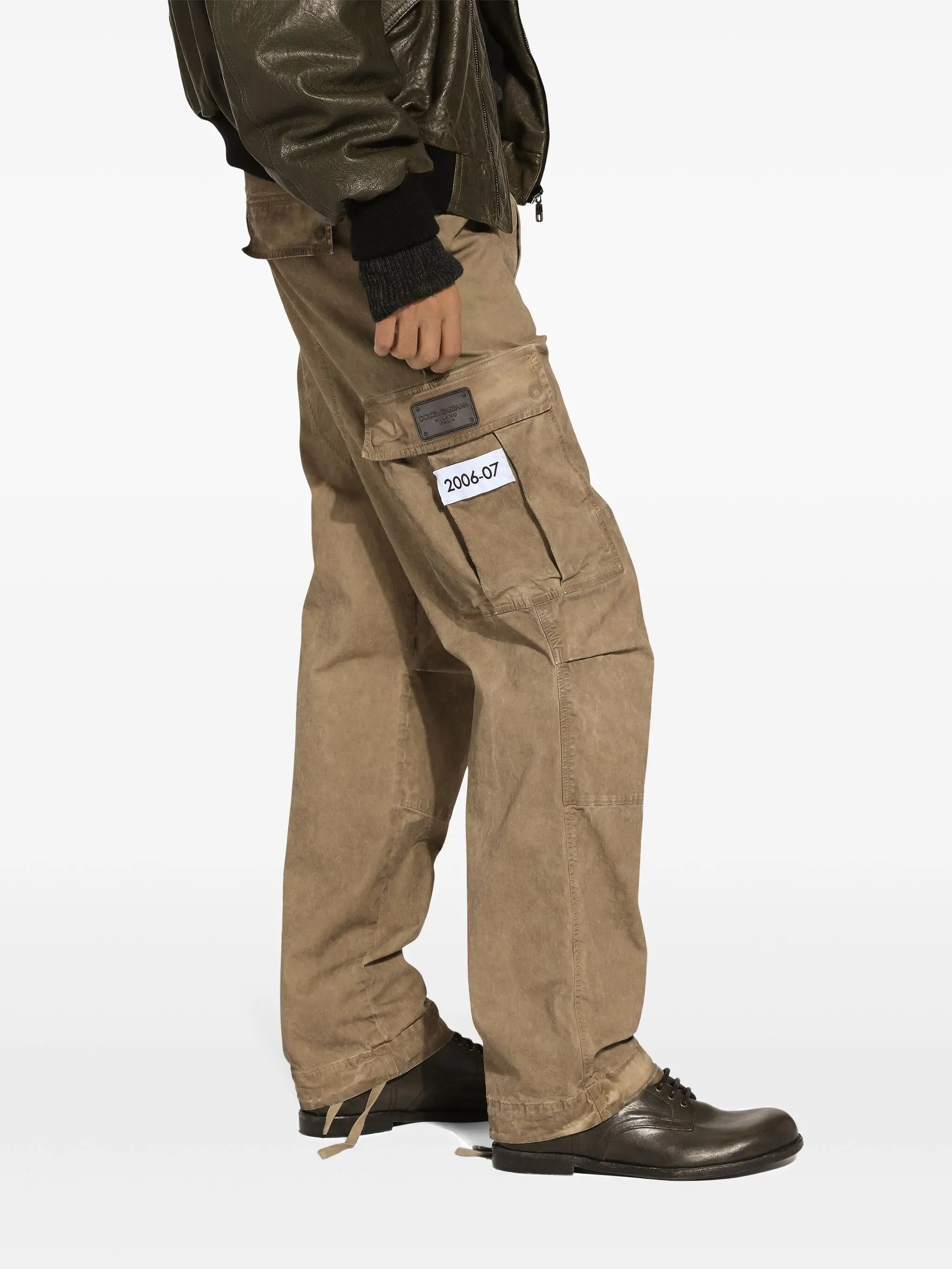 Dolce & Gabbana Dolce & Gabbana Re-Edition Cotton Cargo Pants