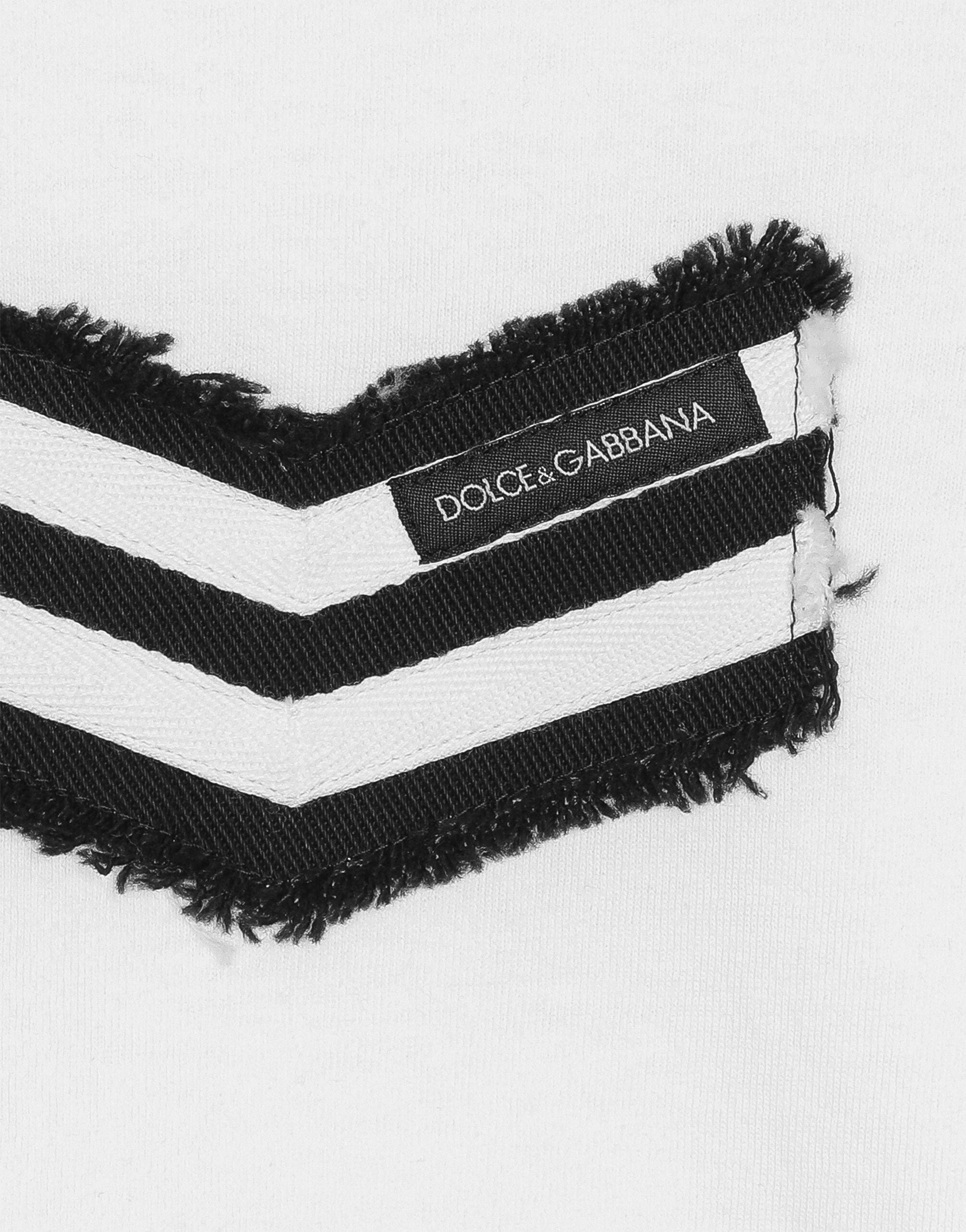 Dolce & Gabbana Re-Edition Patch Cotton T-Shirt