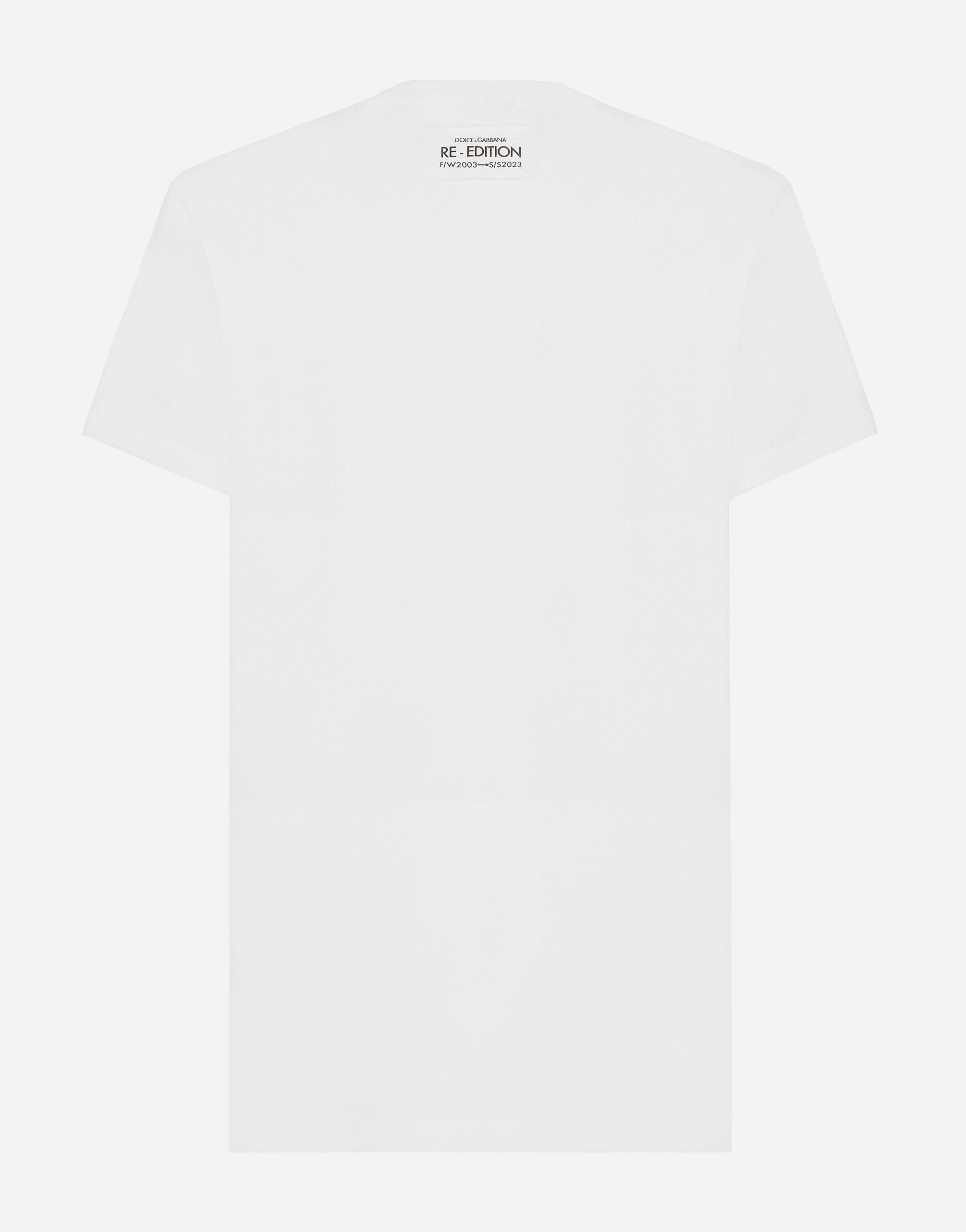 Dolce & Gabbana Re-Edition Patch Cotton T-Shirt