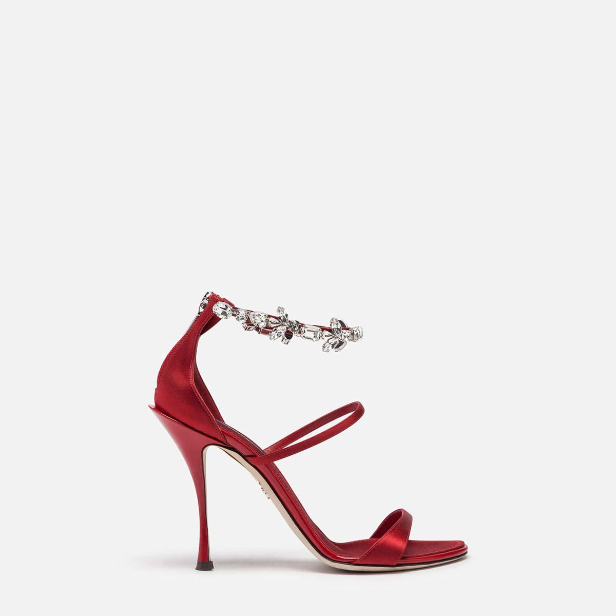 Dolce & Gabbana Red 105 Crystal Embellished Satin | Sendegaro Dolce & Gabbana Red 105 Crystal Embellished Satin | Sendegaro