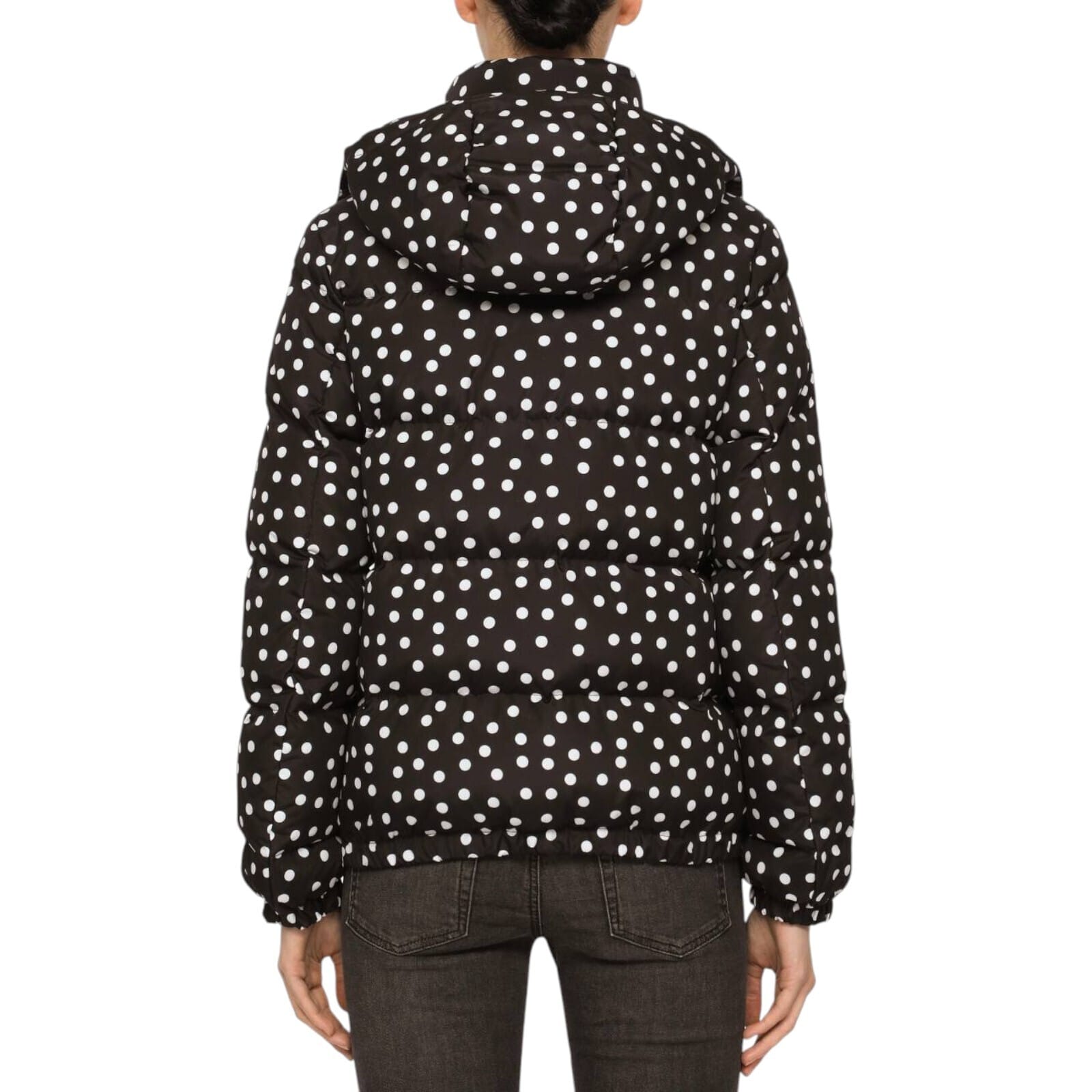 Dolce & Gabbana Dolce & Gabbana Reversible Polka Dot Hooded Puffer Jacket