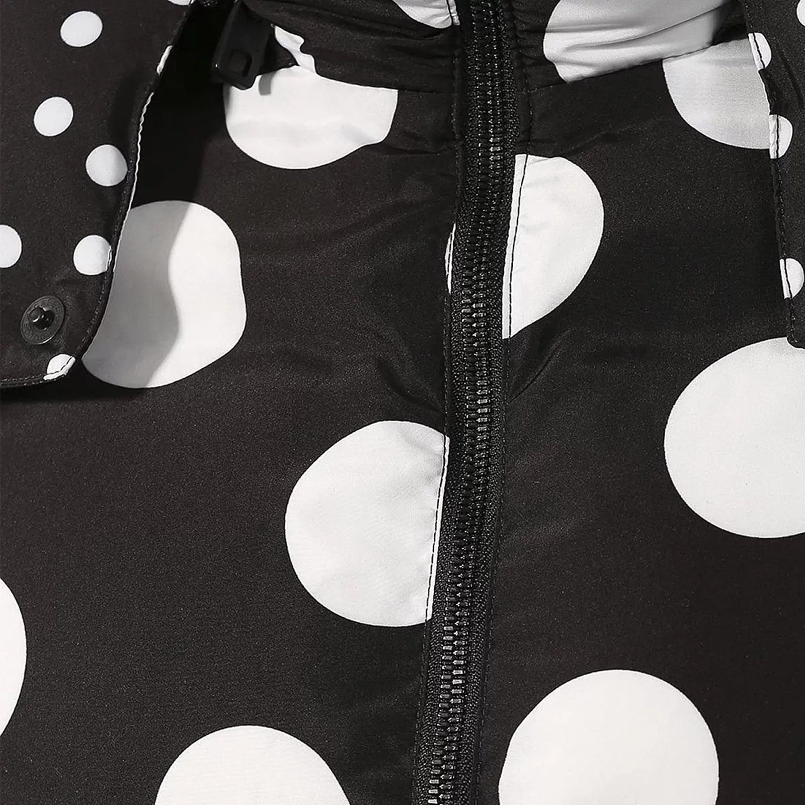 Dolce & Gabbana Dolce & Gabbana Reversible Polka Dot Hooded Puffer Jacket