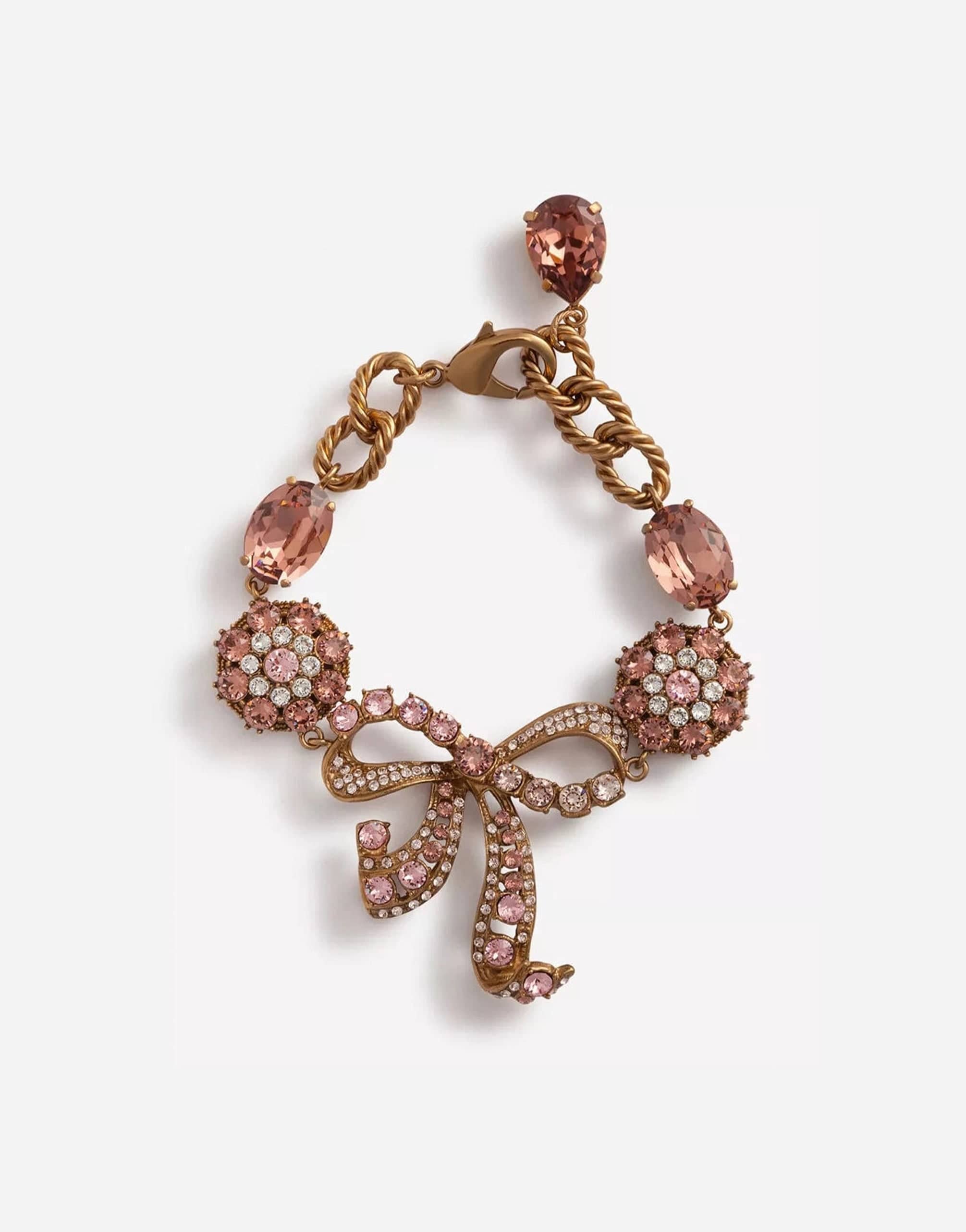 Dolce & Gabbana Rhinestone Decorative Elements Bracelet