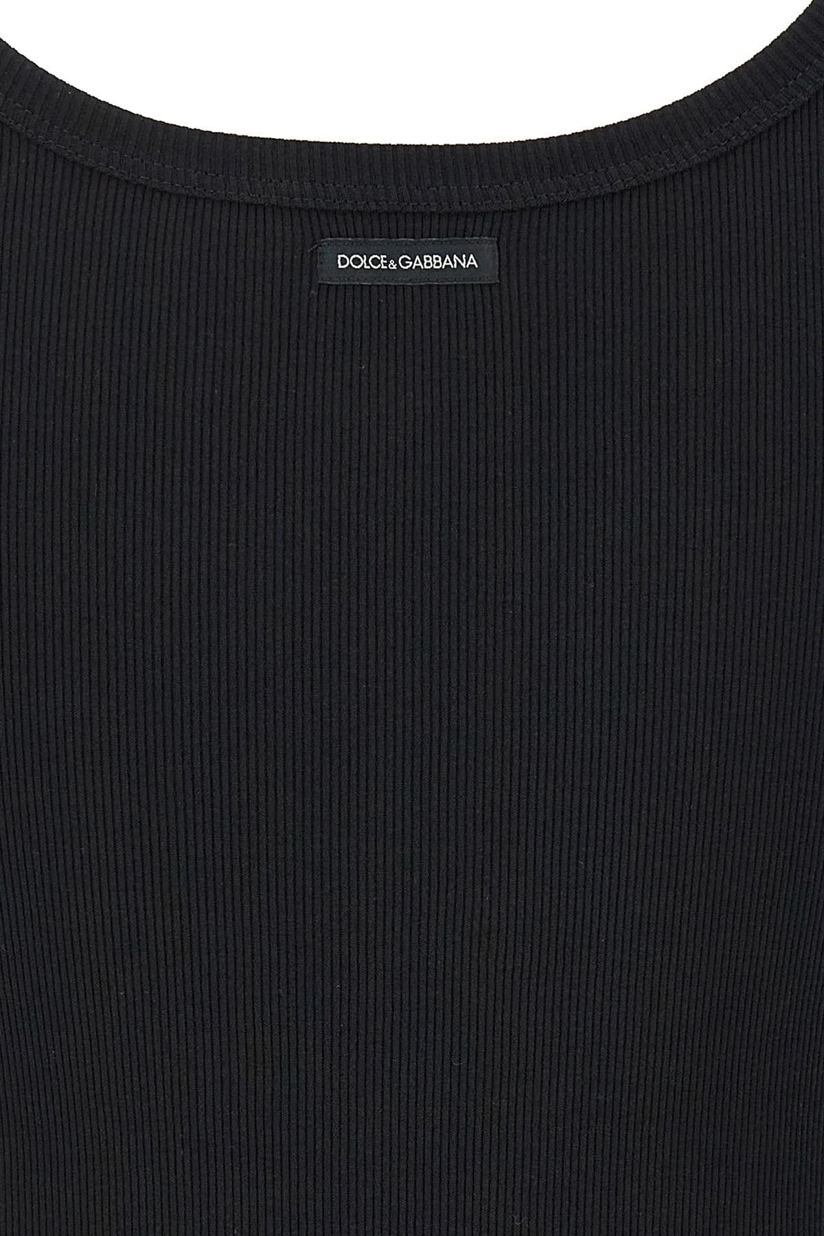 Dolce & Gabbana Dolce & Gabbana Ribbed Cotton Tank Top