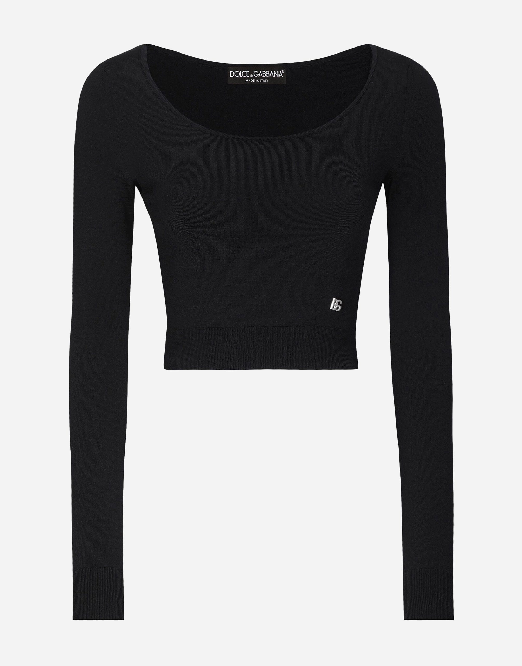 Dolce & Gabbana Ribbed Knit Top