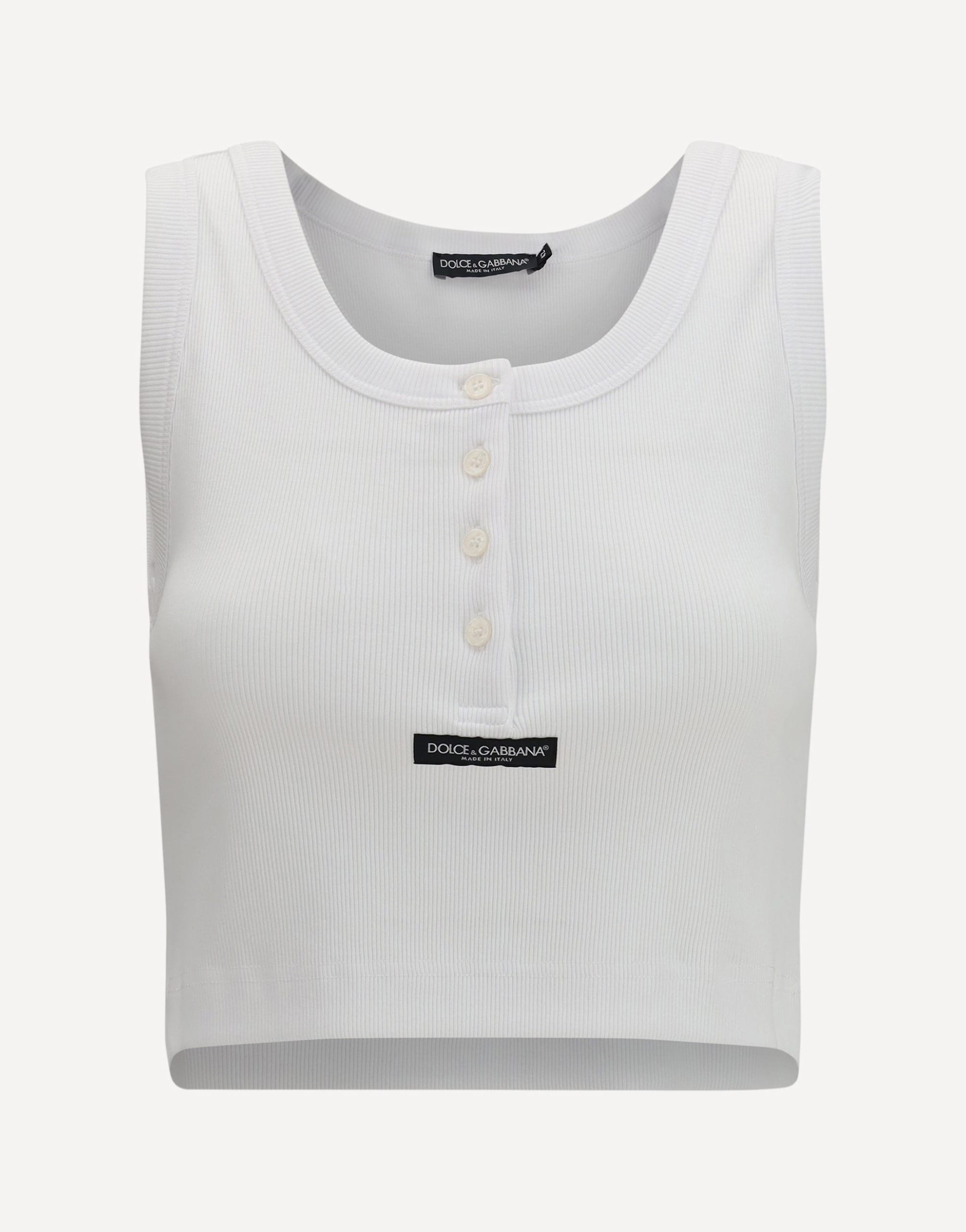 Dolce & Gabbana Ribbed Tank Top