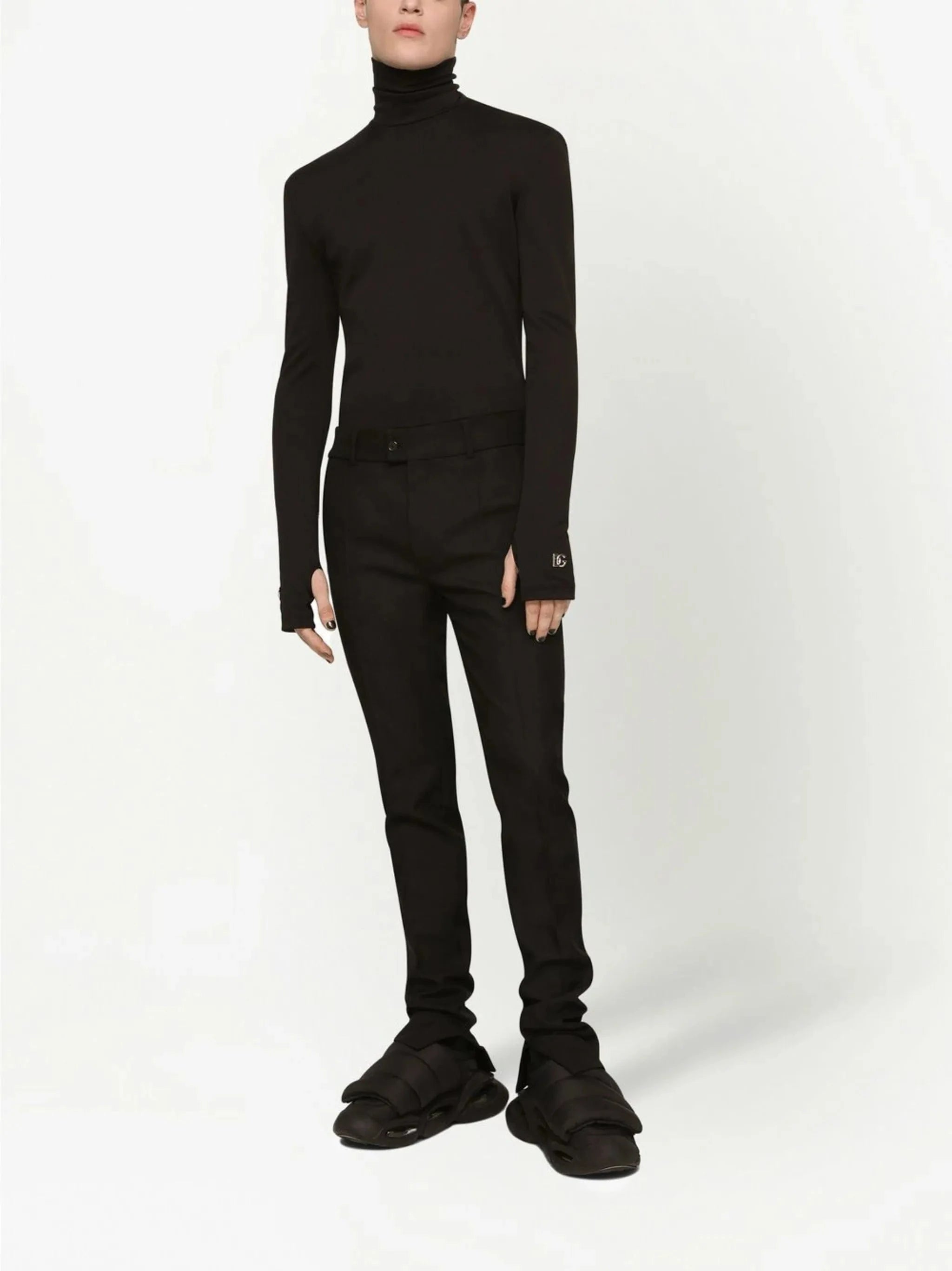 Dolce & Gabbana Roll-Neck Stretch-Knit Sweatshirt