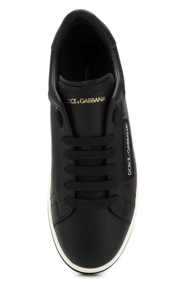 Dolce & Gabbana Roma Sneakers In Printed Nappa Calfskin