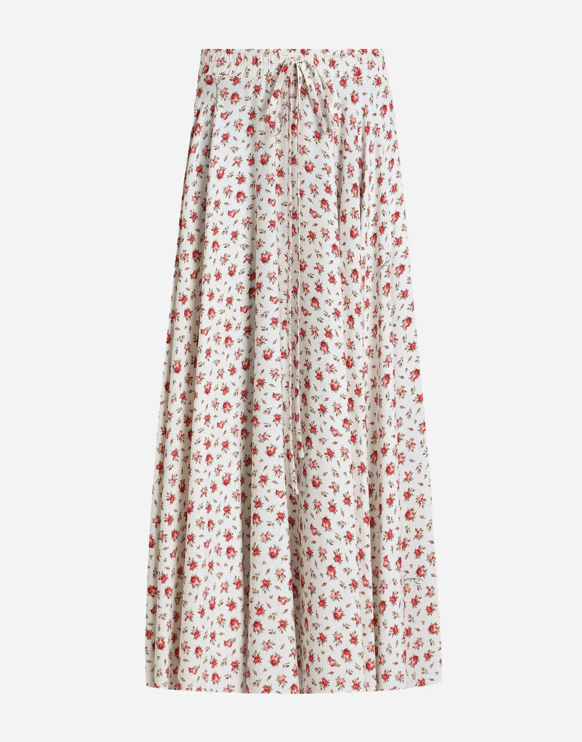 Dolce & Gabbana Rose-Print Circle Skirt