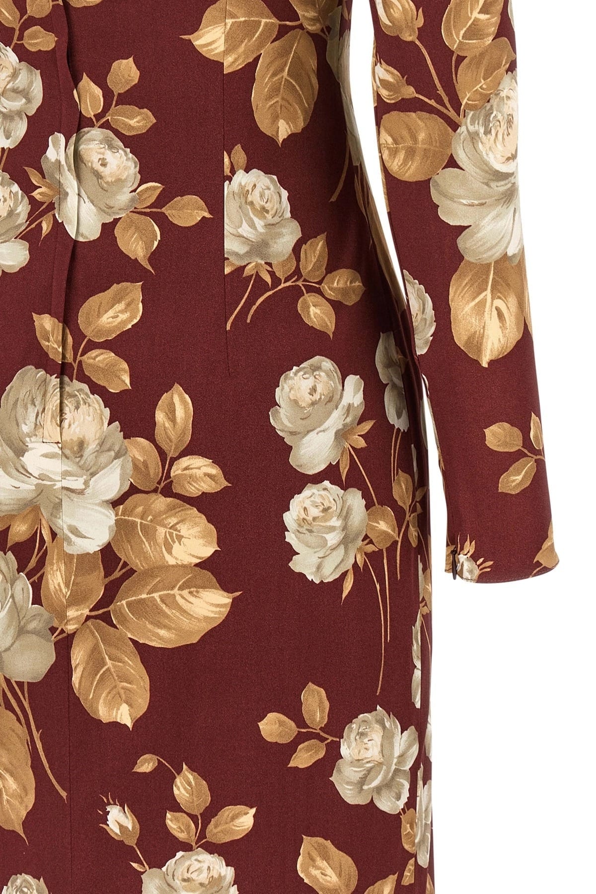 Dolce & Gabbana Dolce & Gabbana Rose Print Midi Dress