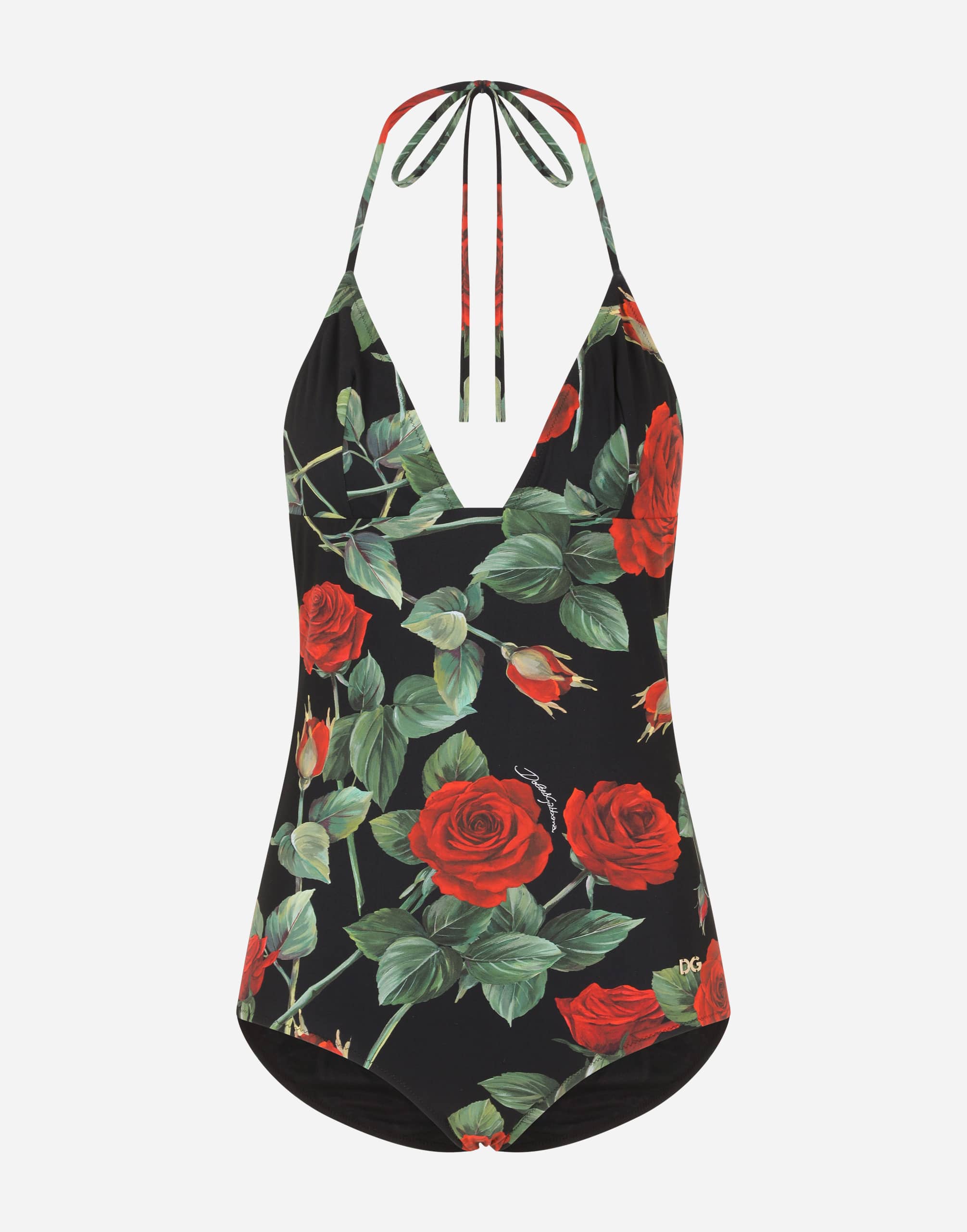 Dolce & Gabbana Dolce & Gabbana Rose-Print One-Piece Swimsuit