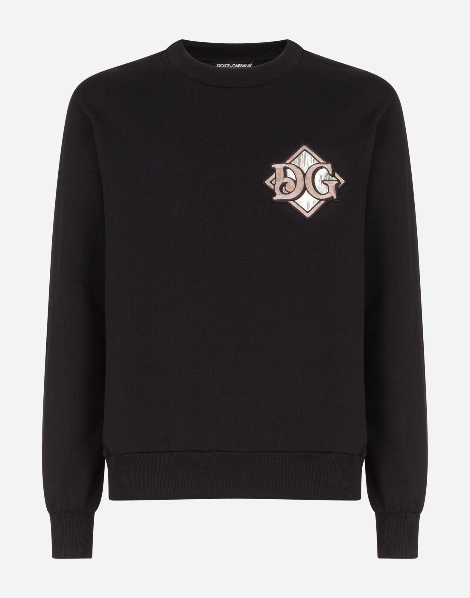 Dolce & Gabbana ラウンドネックDGパッチスウェットシャツ | Sendegaro JP