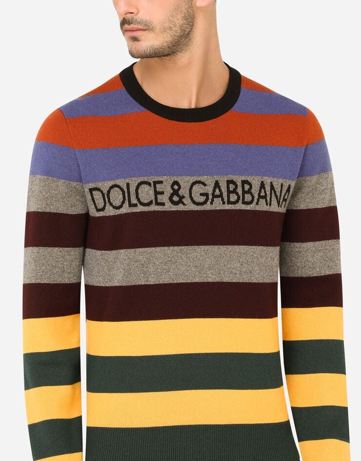 Dolce & Gabbana Round-Neck Jacquard Sweater