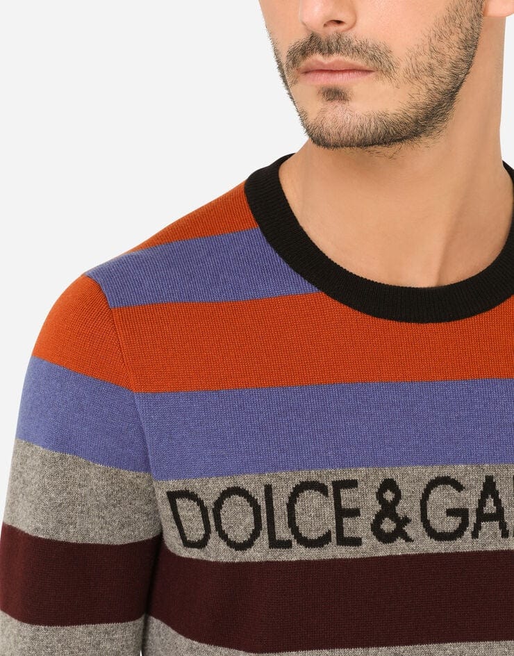 Dolce & Gabbana Round-Neck Jacquard Sweater