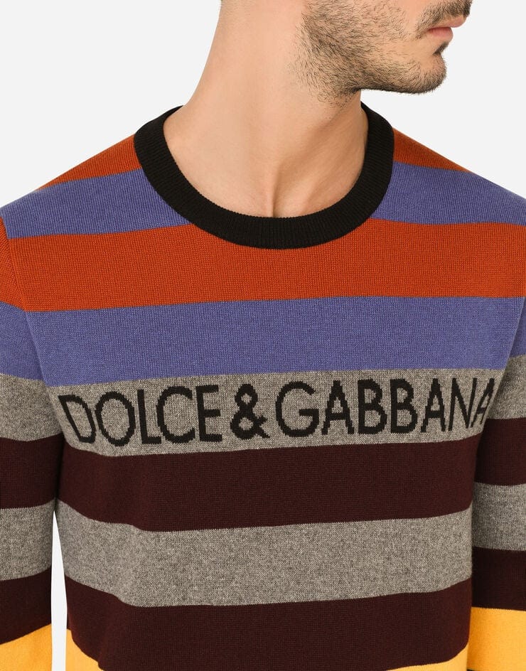 Dolce & Gabbana Round-Neck Jacquard Sweater
