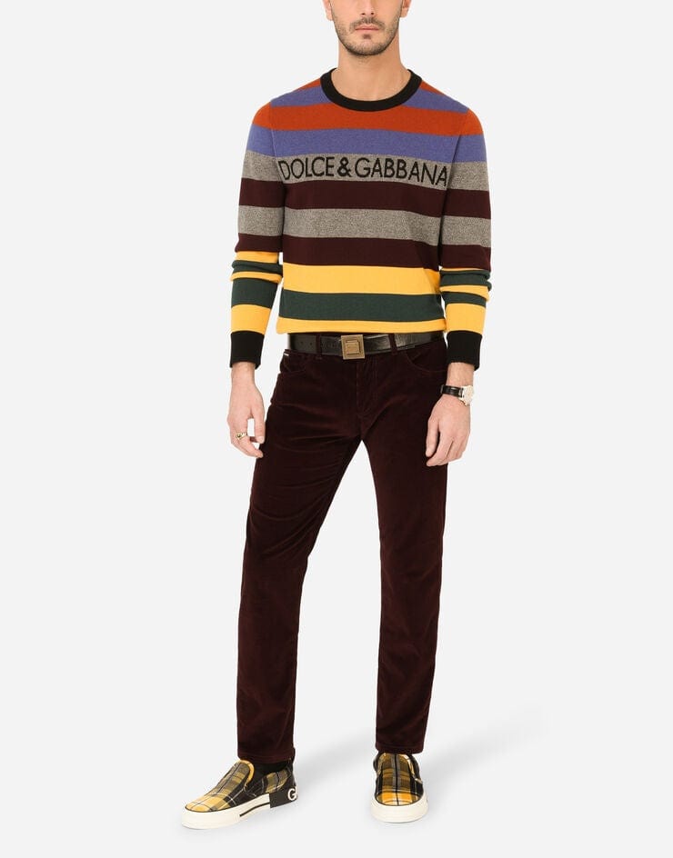 Dolce & Gabbana Round-Neck Jacquard Sweater