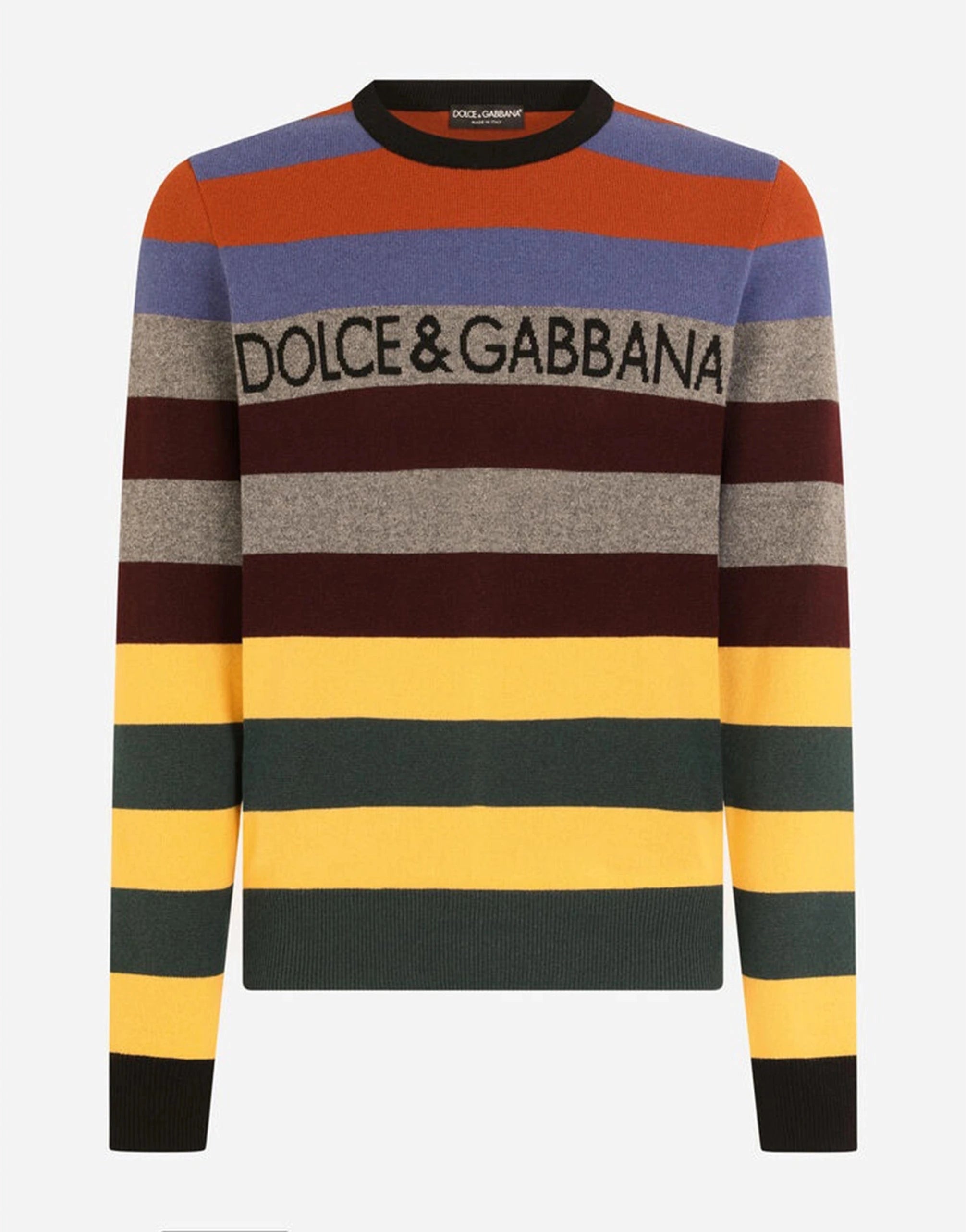 Dolce & Gabbana Round-Neck Jacquard Sweater