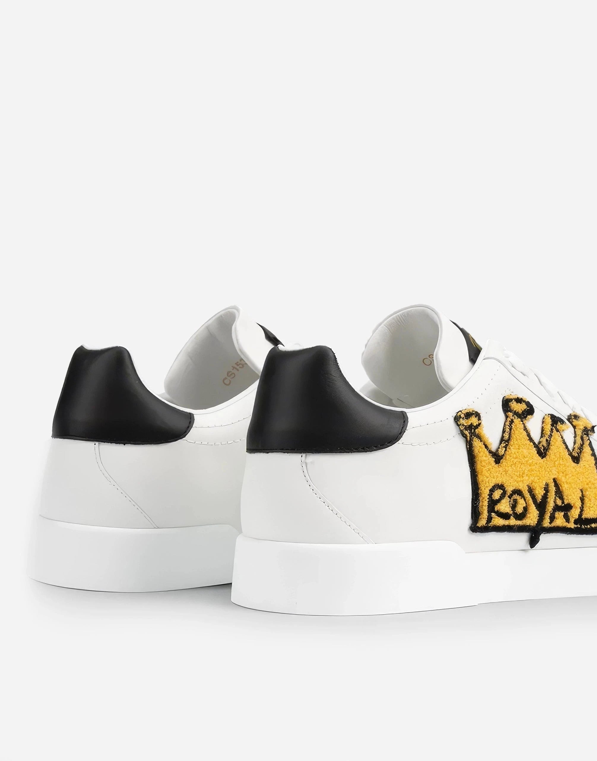 Dolce & Gabbana Royal Crown-Patch Portofino Sneakers