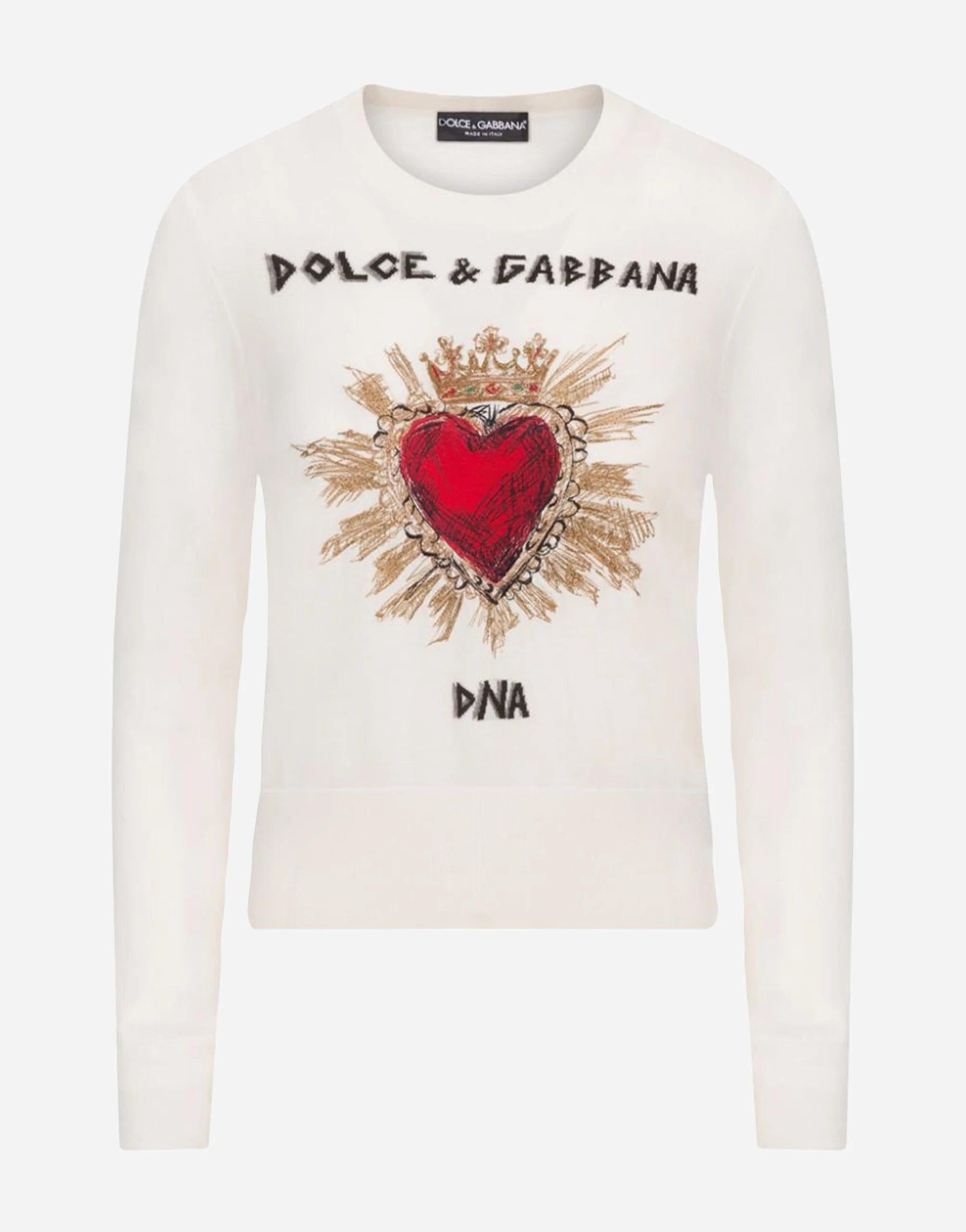 Dolce & Gabbana Royal Heart DNA Sweater