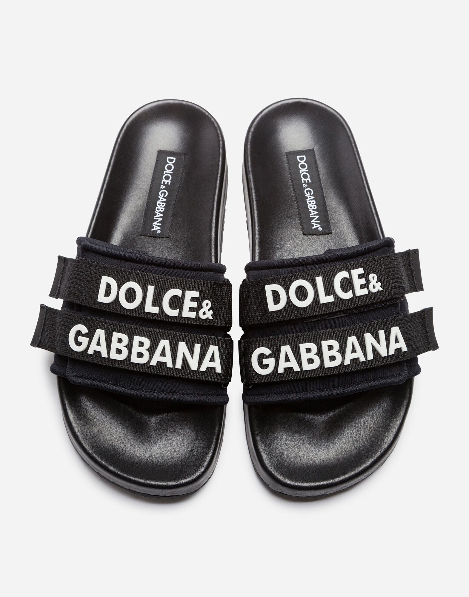Dolce & Gabbana Rubber And Neoprene Slides