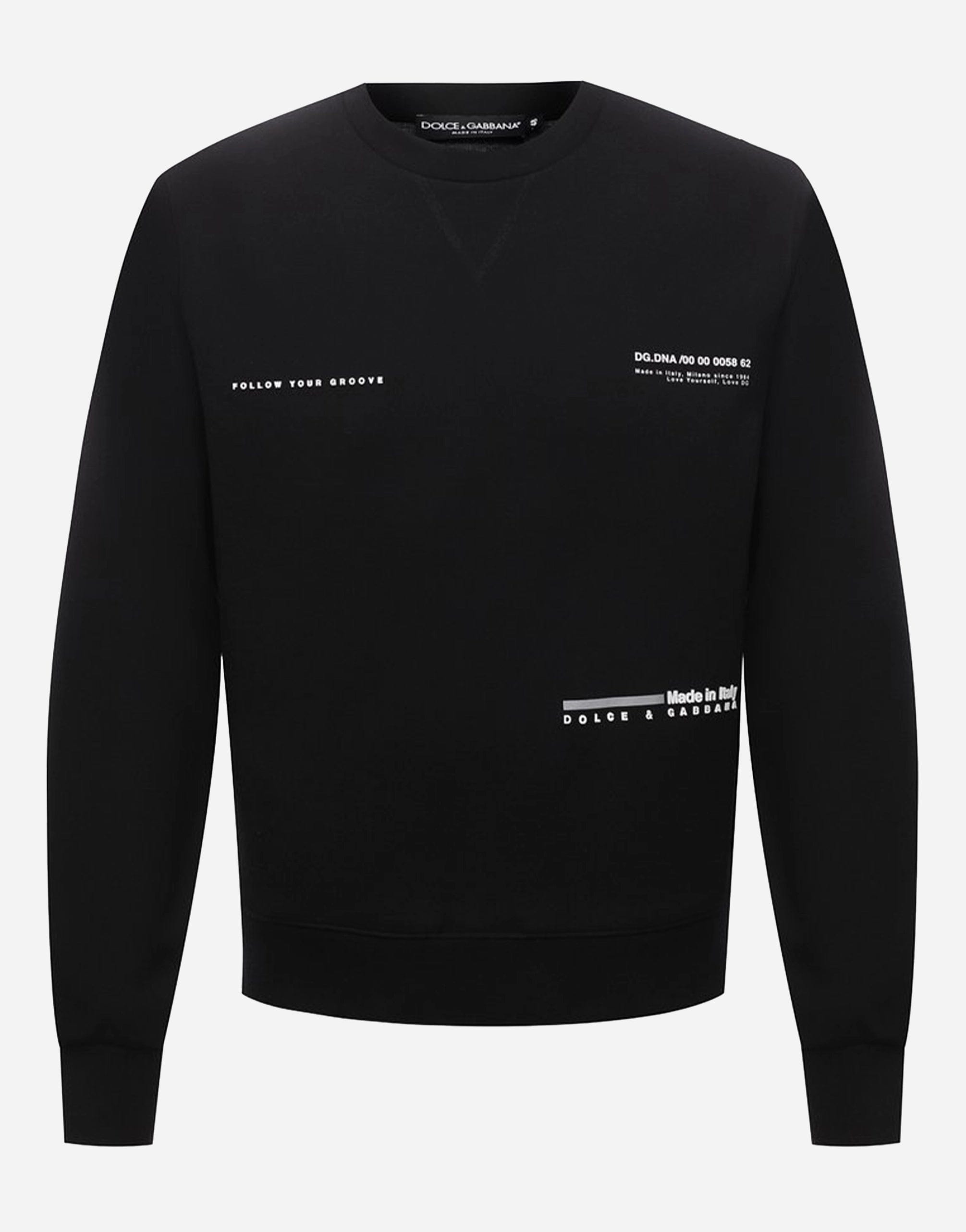 Dolce & Gabbana Rubberised Logo Sweatshirt