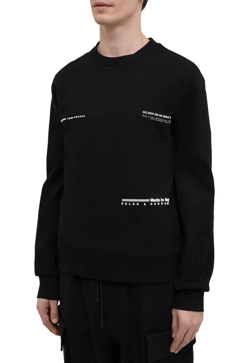 Dolce & Gabbana Rubberised Logo Sweatshirt