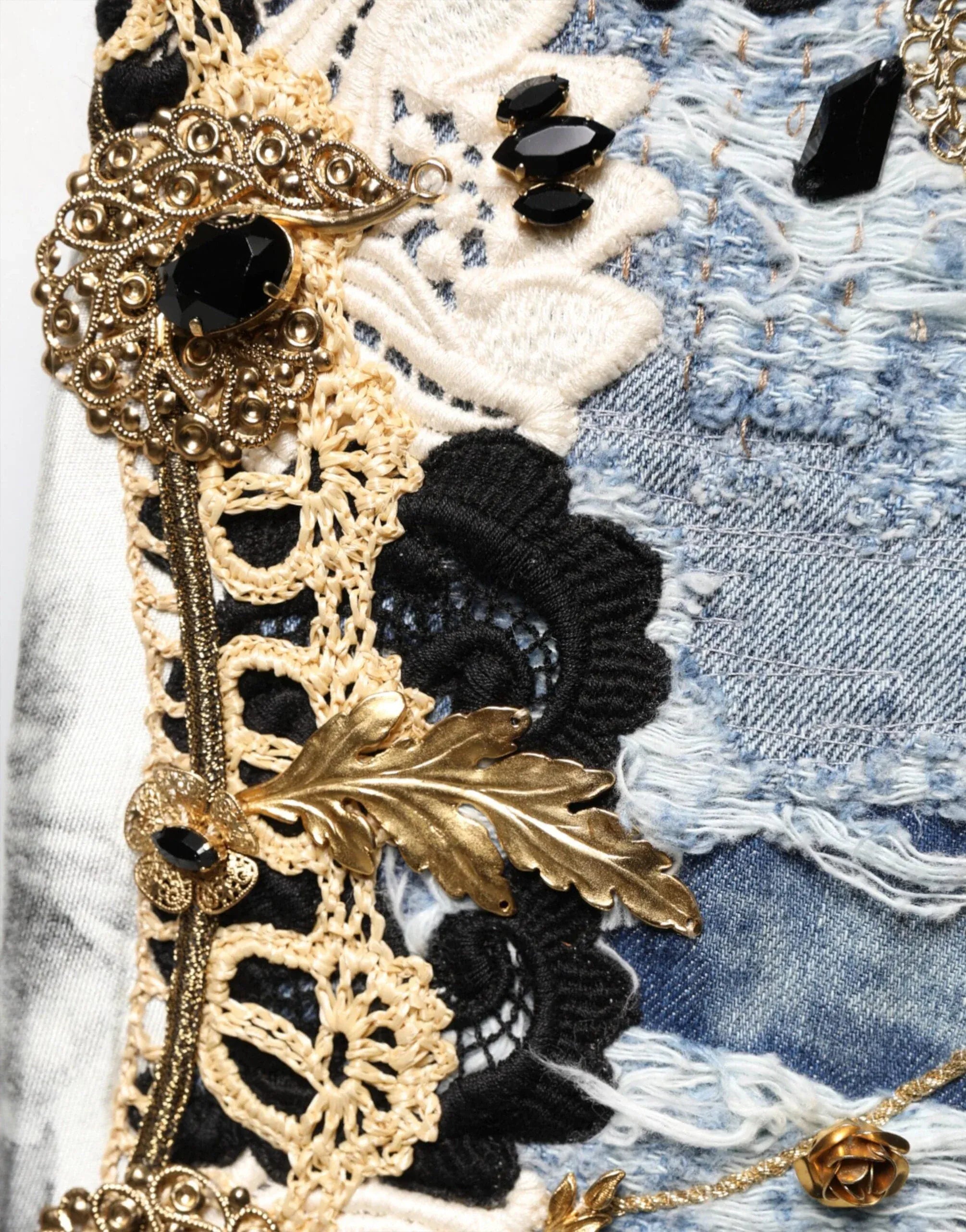 Dolce & Gabbana Runway Madonna Embellished Jeans