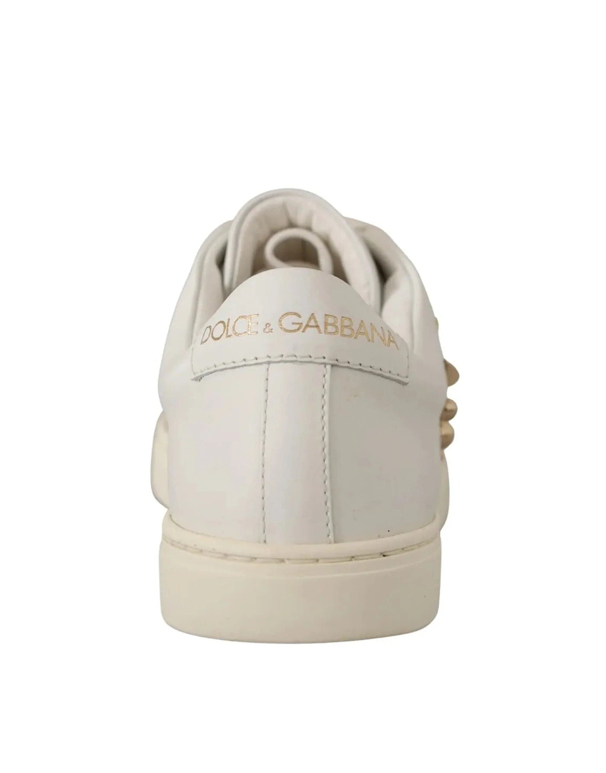 Dolce & Gabbana Sacred Heart Embellished Sneakers