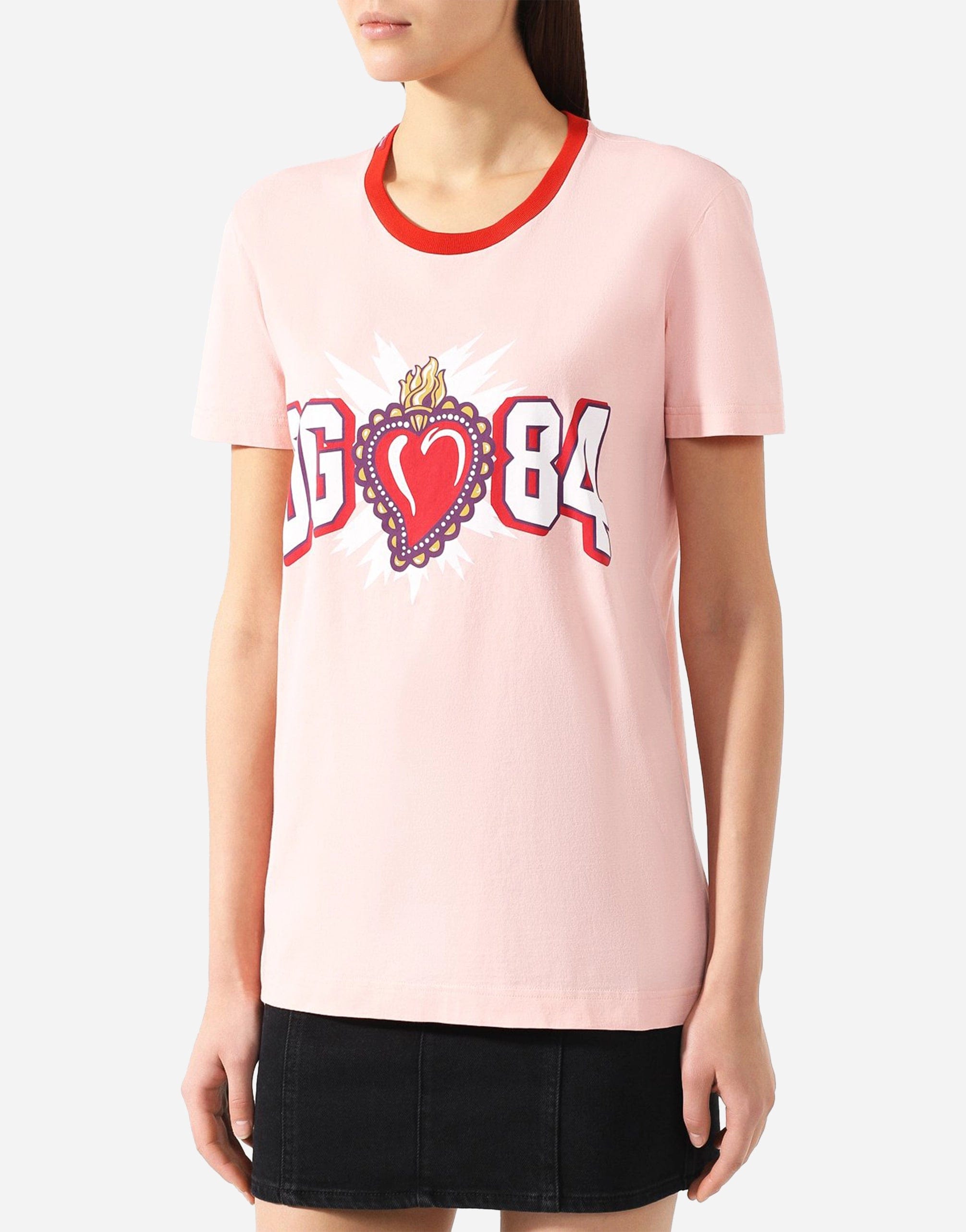 Dolce & Gabbana Sacred Heart Logo T-Shirt