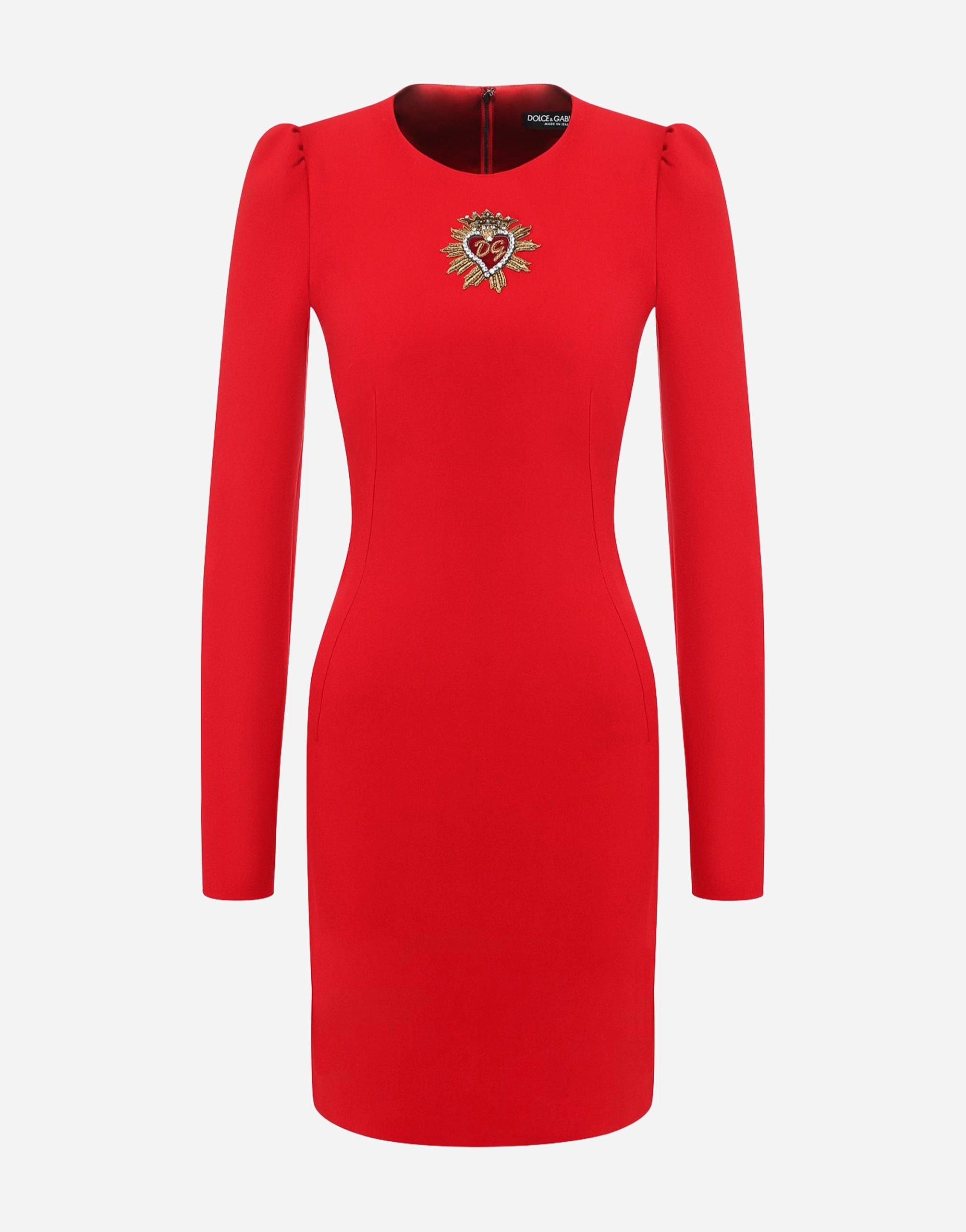 Dolce & Gabbana Sacred Heart Patch Dress