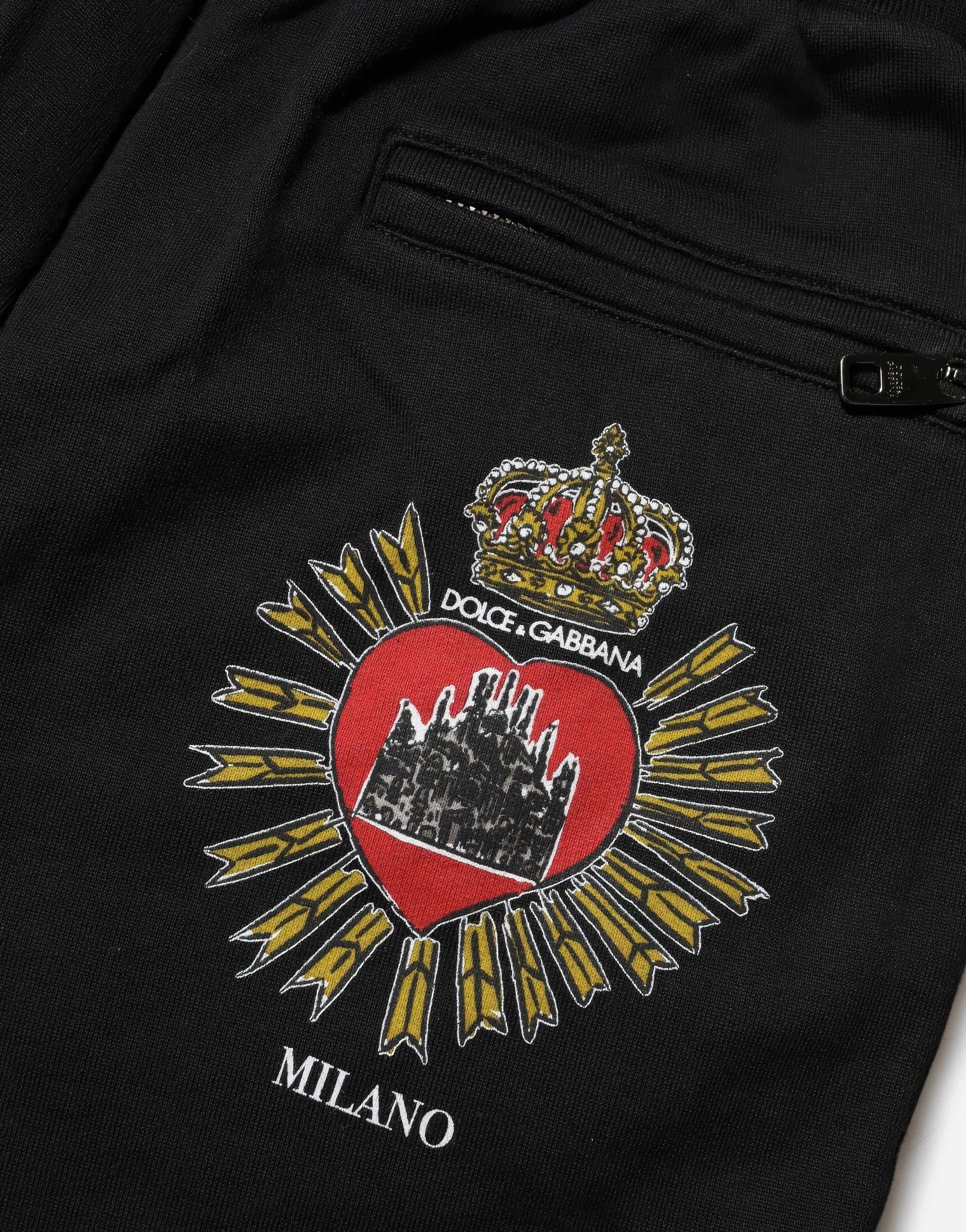 Dolce & Gabbana Sacred-Heart Print Track Pants