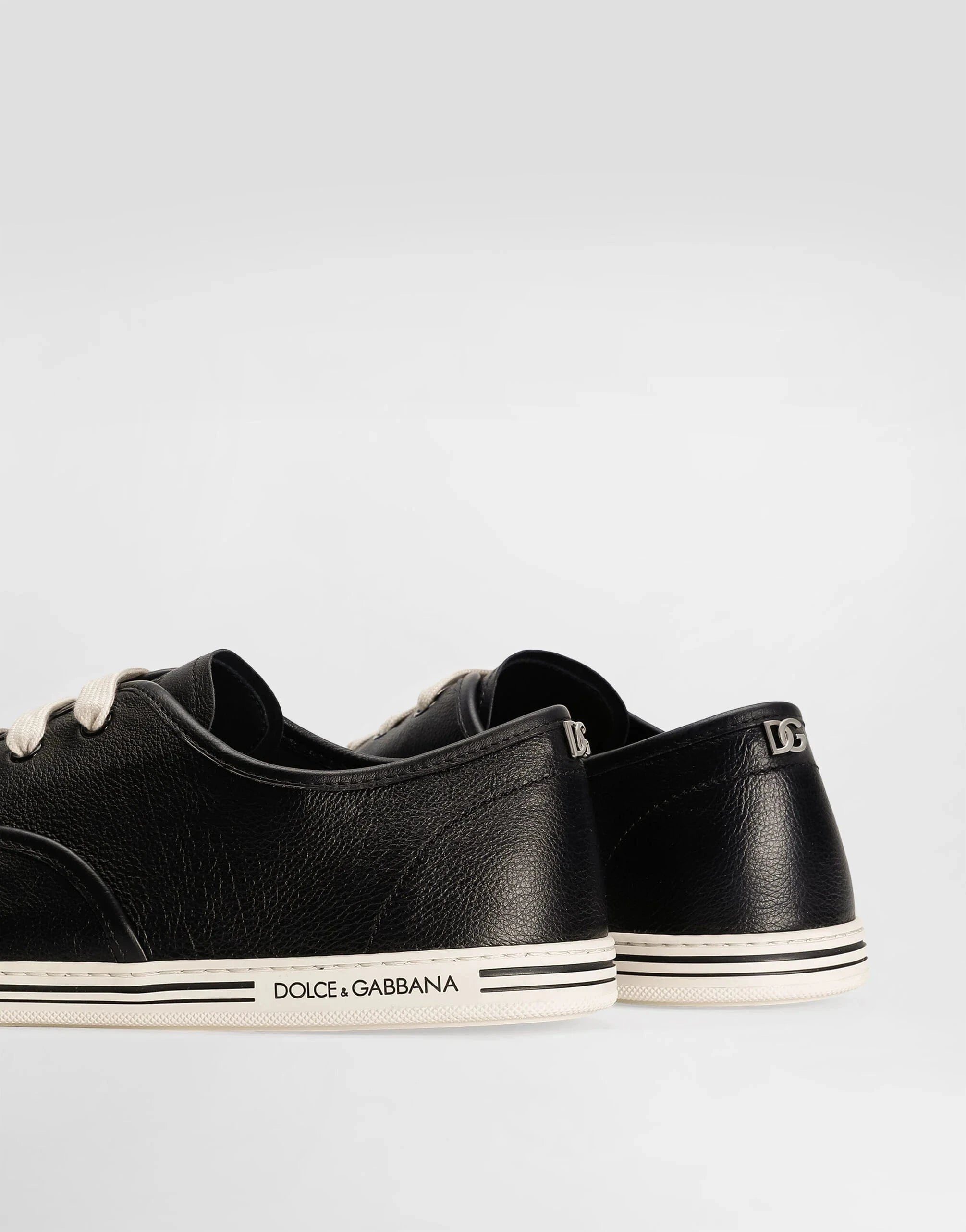 Dolce & Gabbana Saint Tropez Leather Sneakers | Sendegaro US Dolce & Gabbana Saint Tropez Leather Sneakers | Sendegaro US