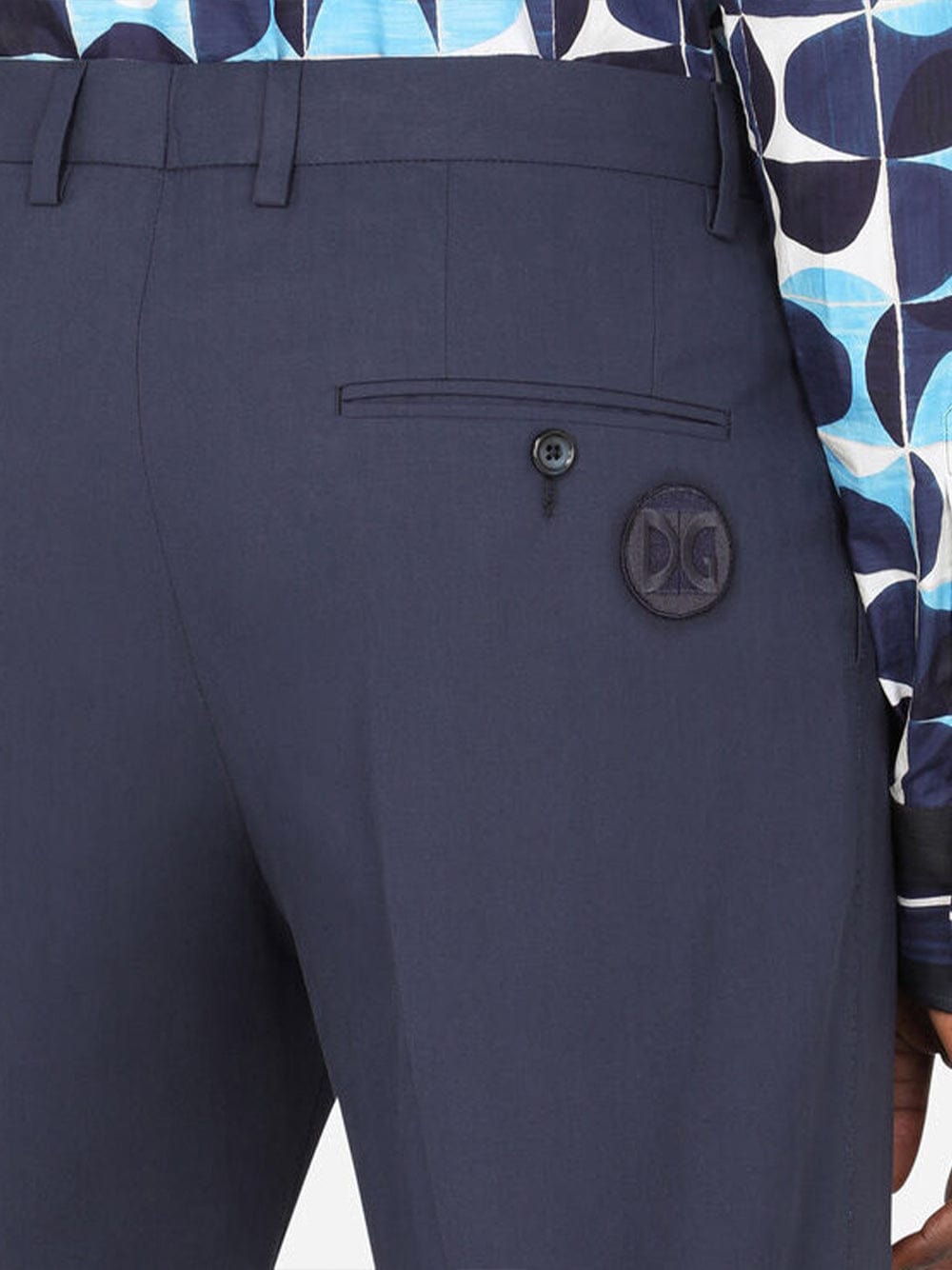 Dolce & Gabbana Sartorial With Logo Pants