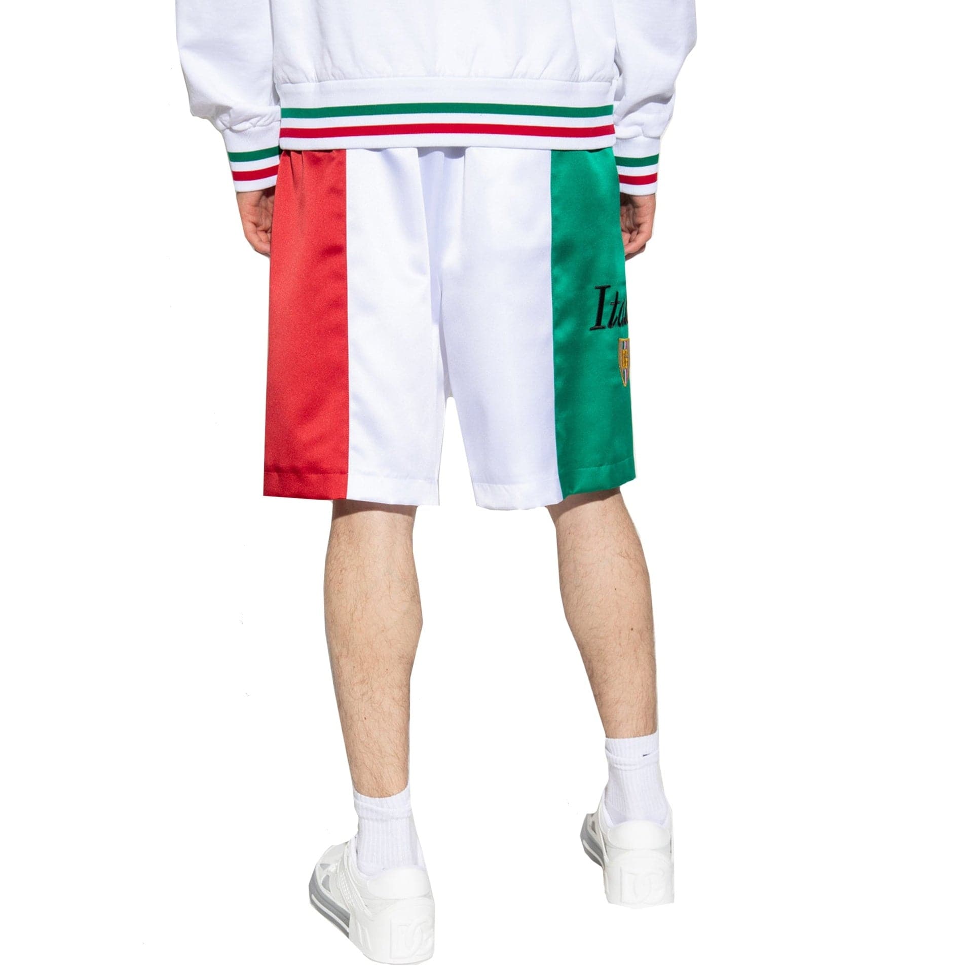 Dolce & Gabbana Satin Drawstring Casual Shorts